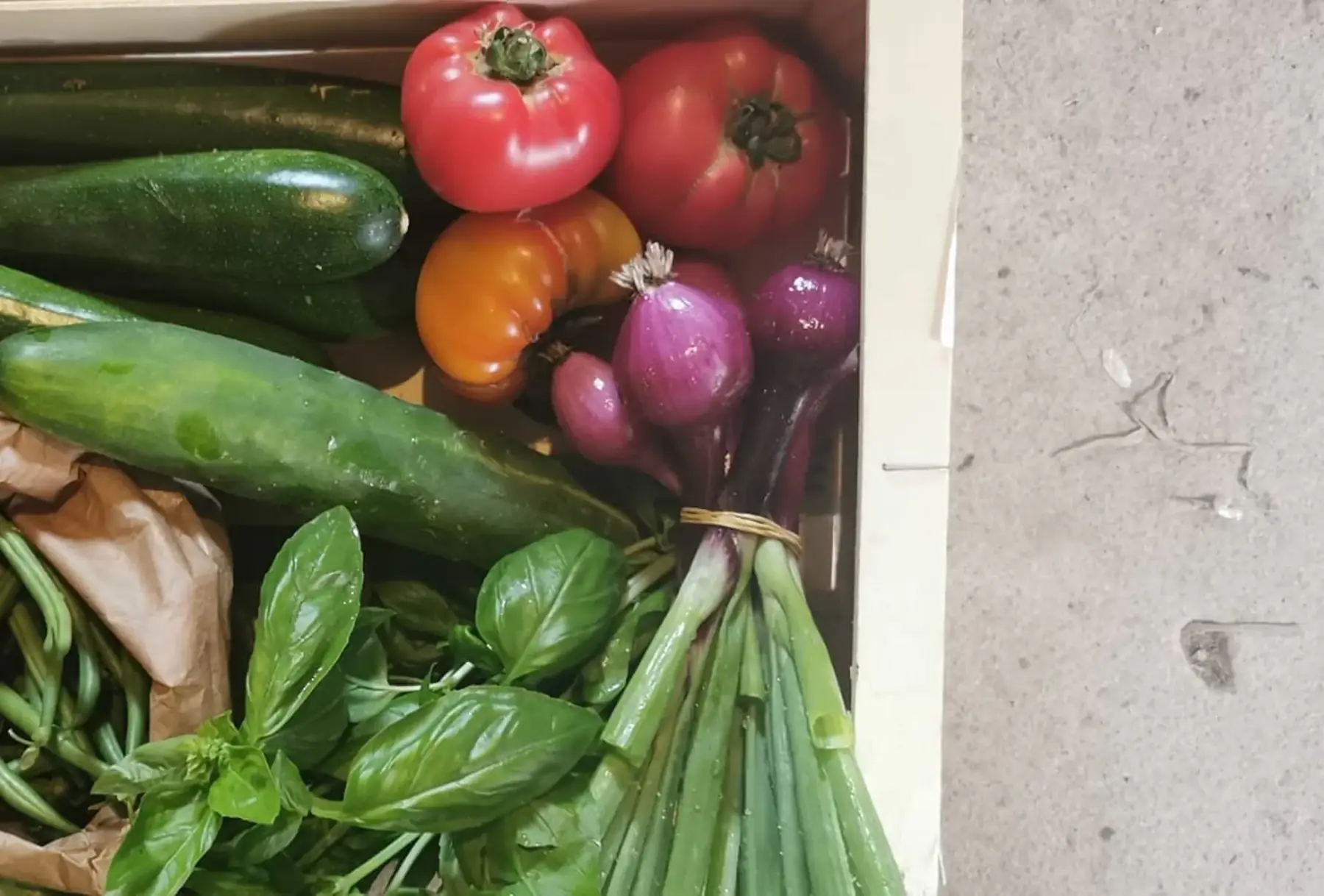 panier de légumes duo