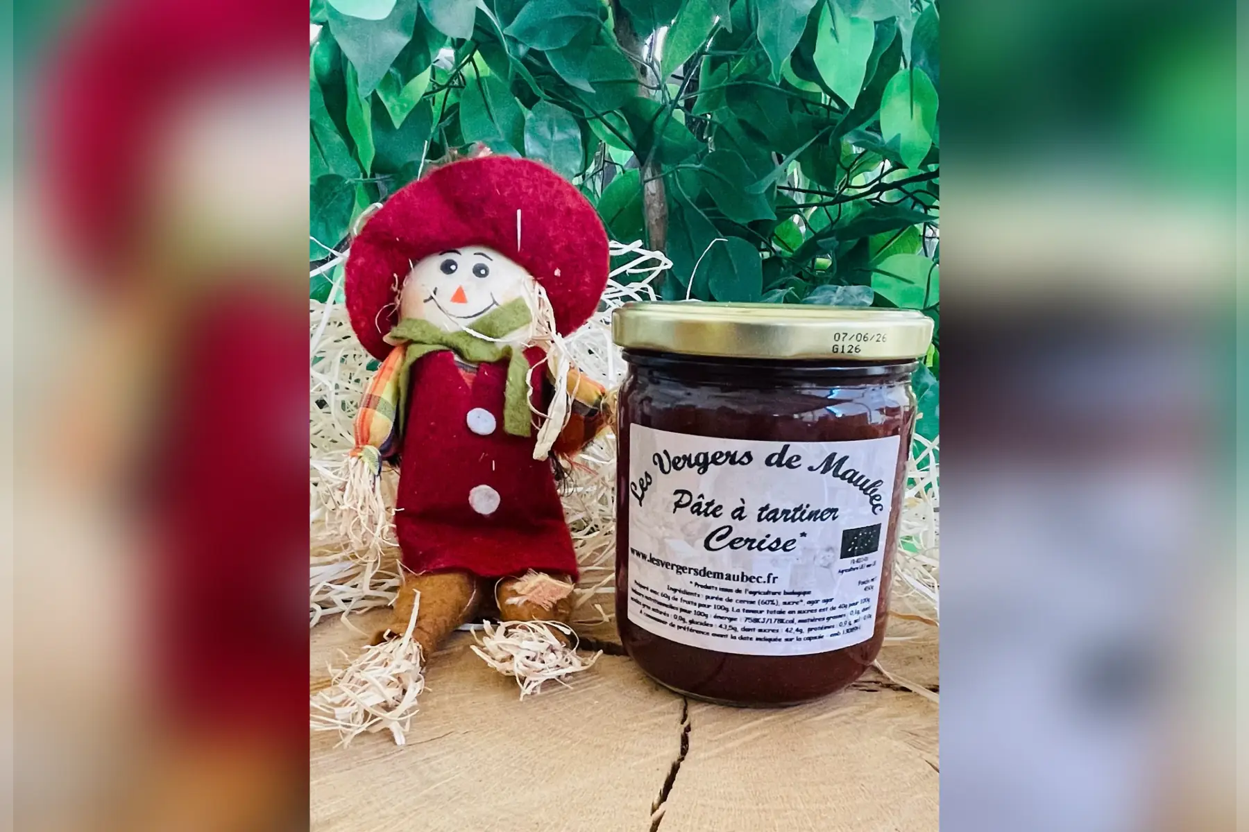 pâte à tartiner cerise