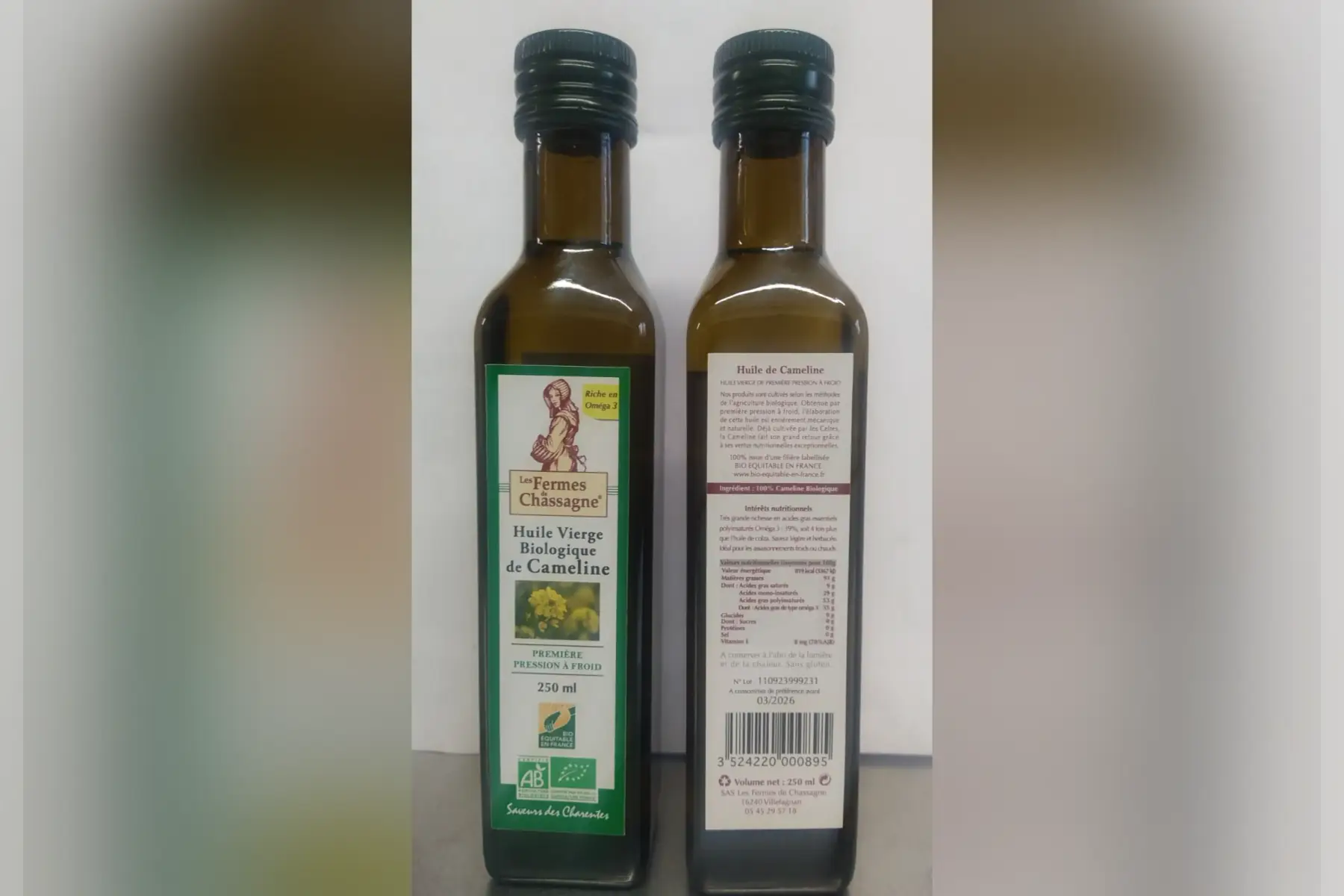 huile de cameline bio 250ml