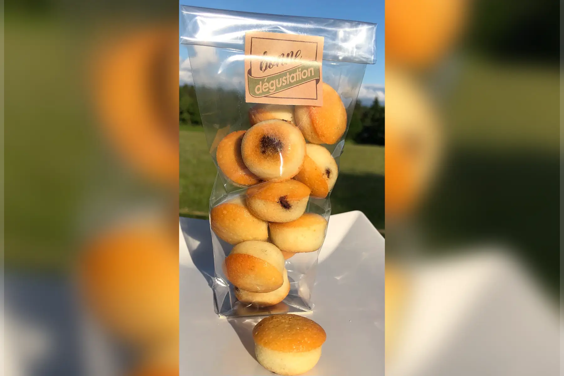 financiers au nutella