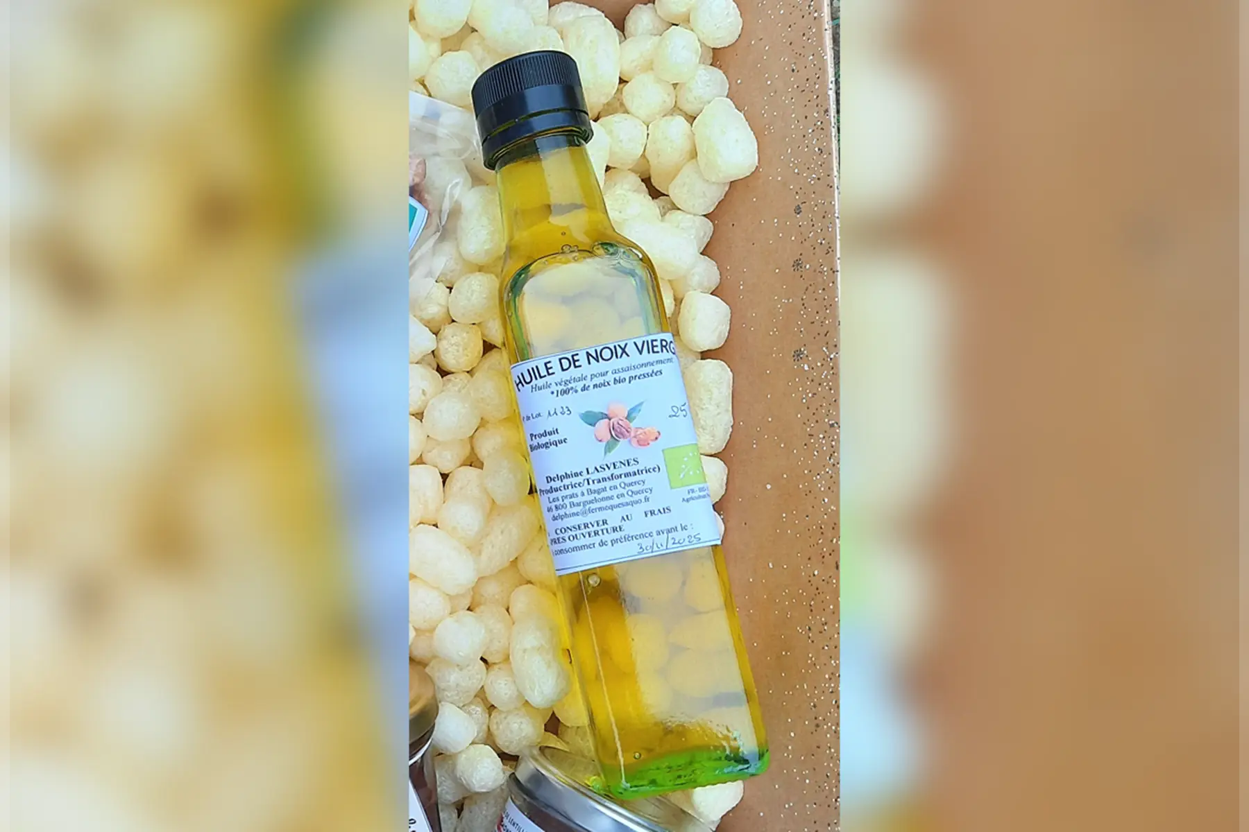 Huile de noix
