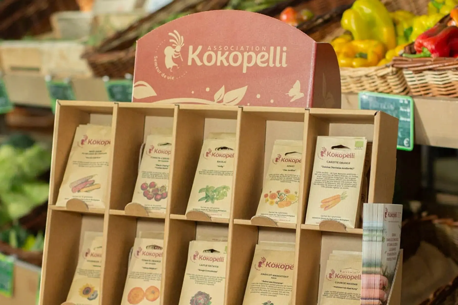 Graines Kokopelli BIO – Variétés potagères, aromatiques et fleurs