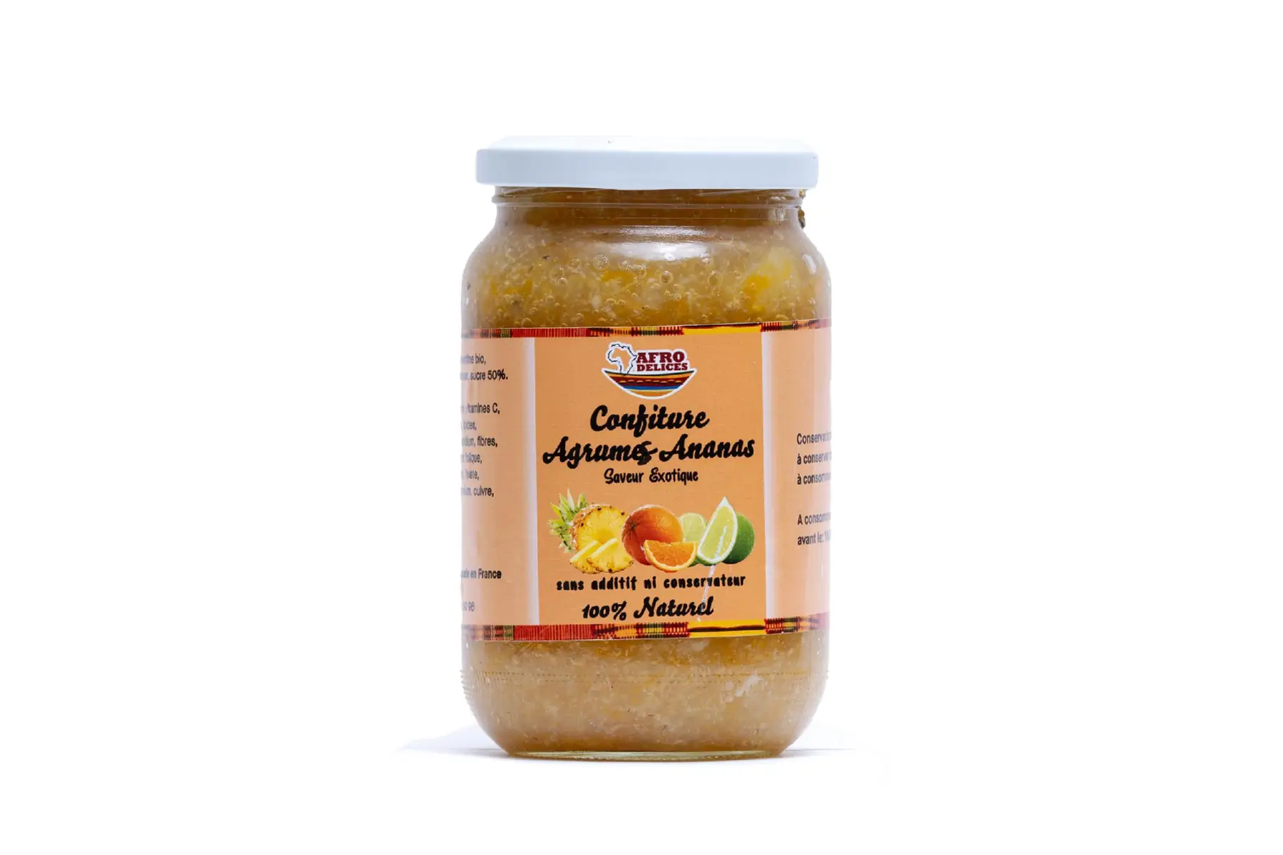 confiture agrumes ananas 380g