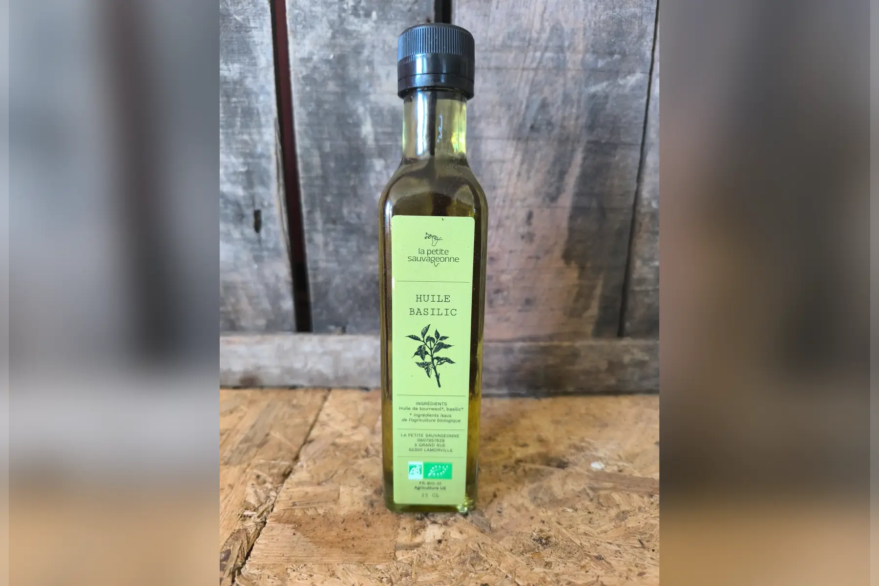 Huile basilic