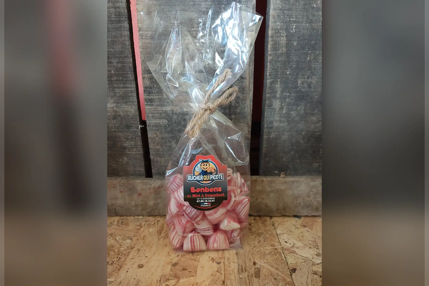 Bombon au miel et coquelicot