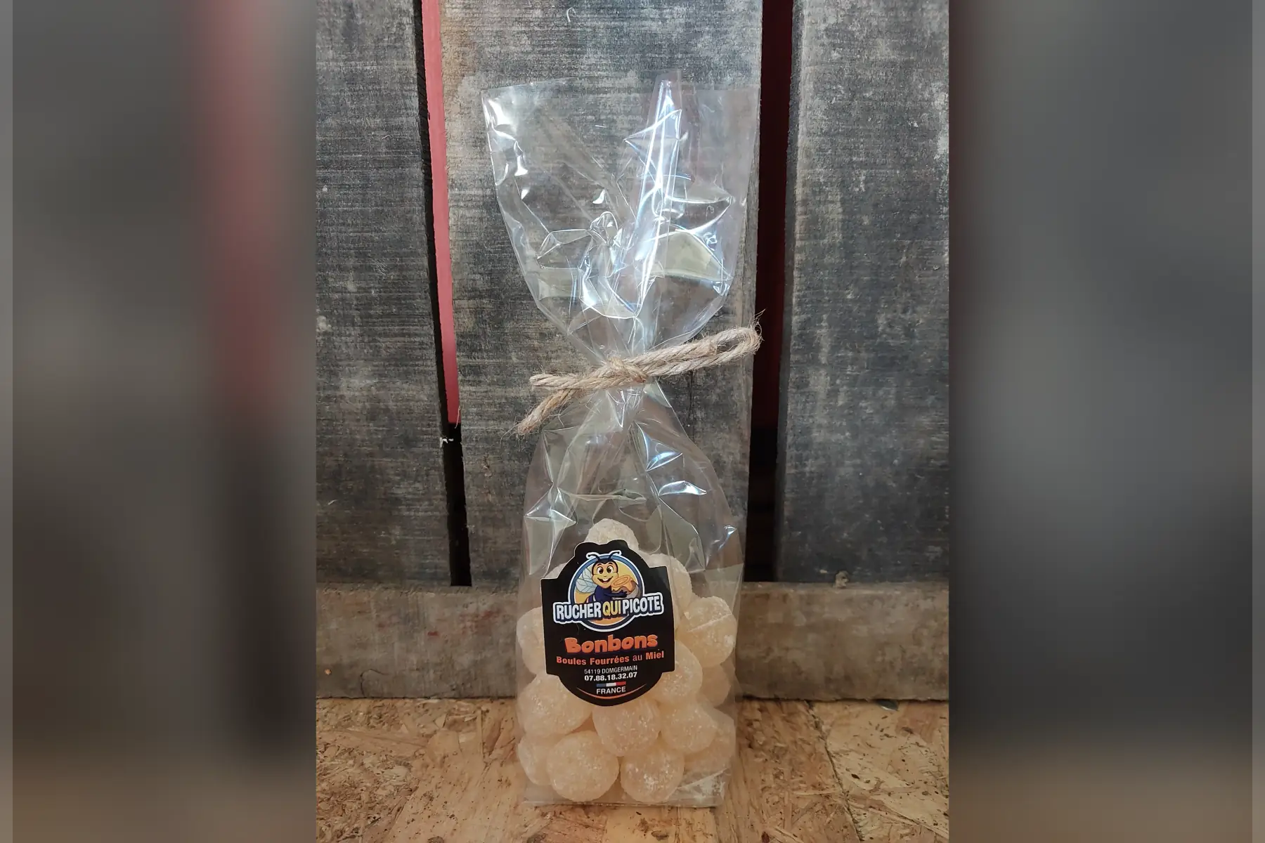 Bombons fourrés au miel