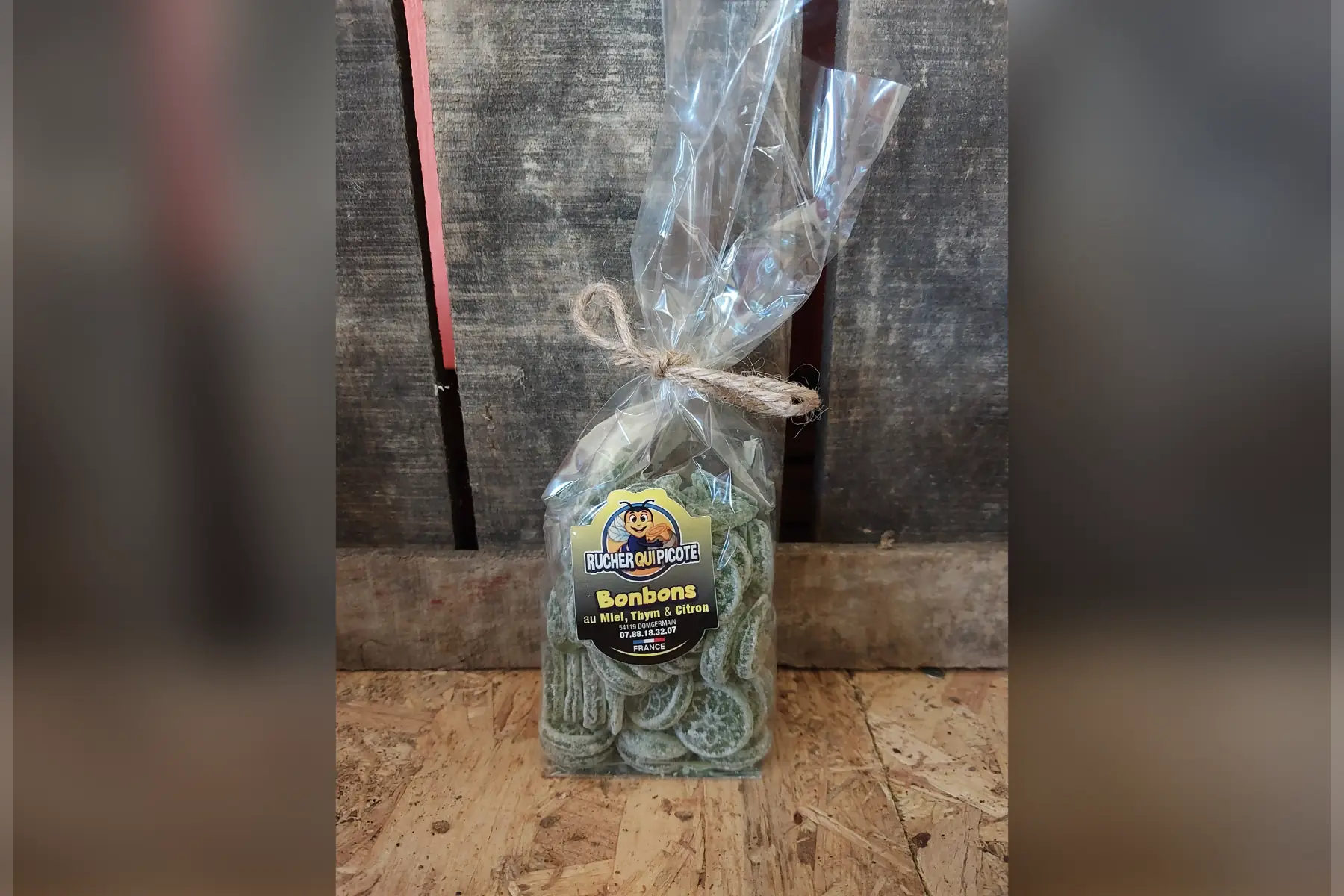 Bombon au miel, thym et citron