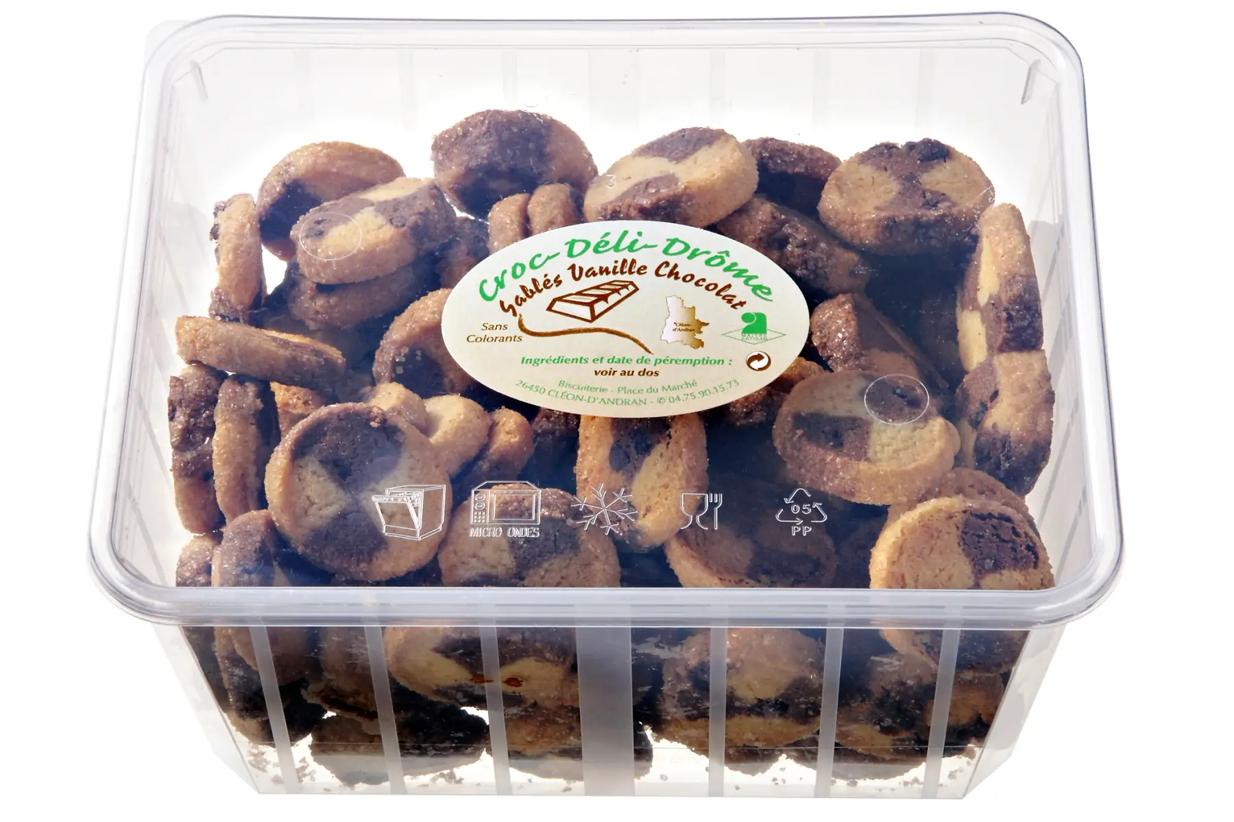 sablé vanille-chocolat