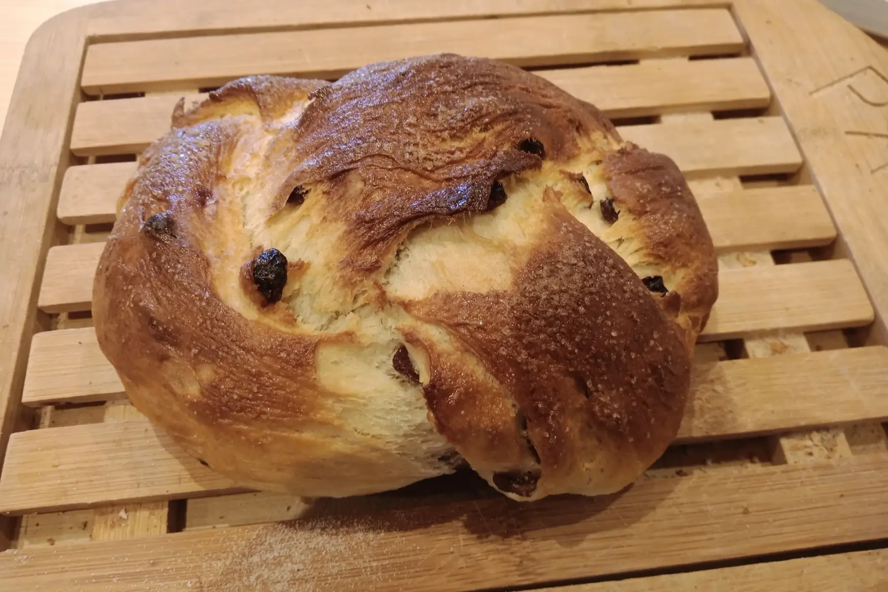 Brioche au raisin