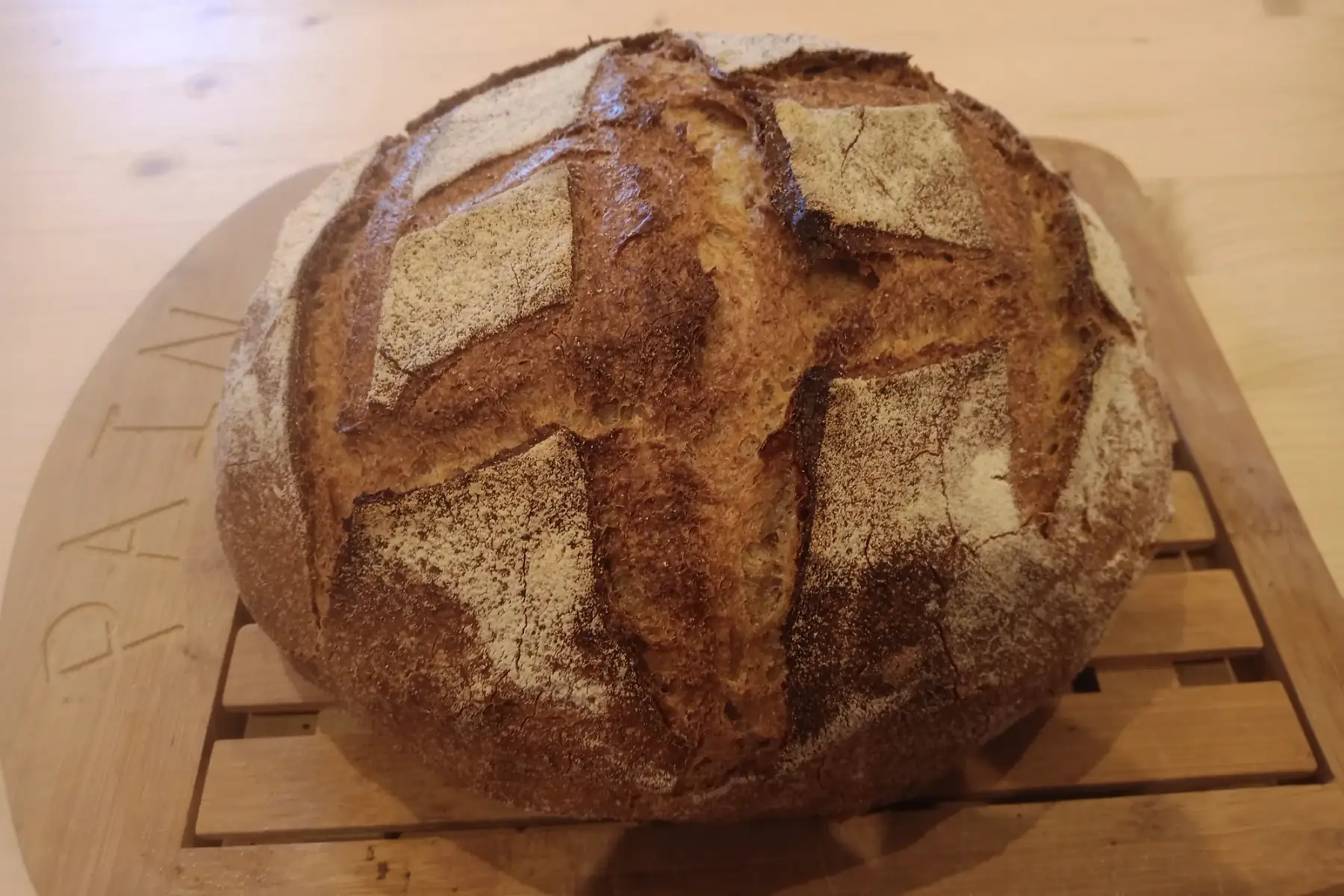 Pain au levain complet