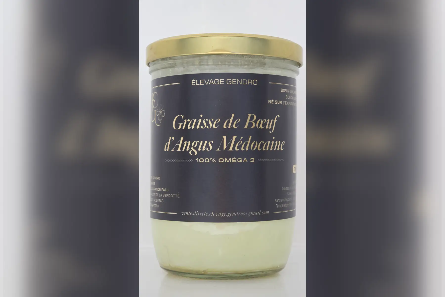 Graisse de boeuf d'Angus