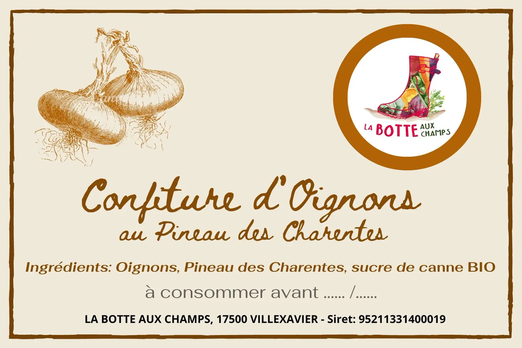 Confiture Oignons au Pineau de Charentes