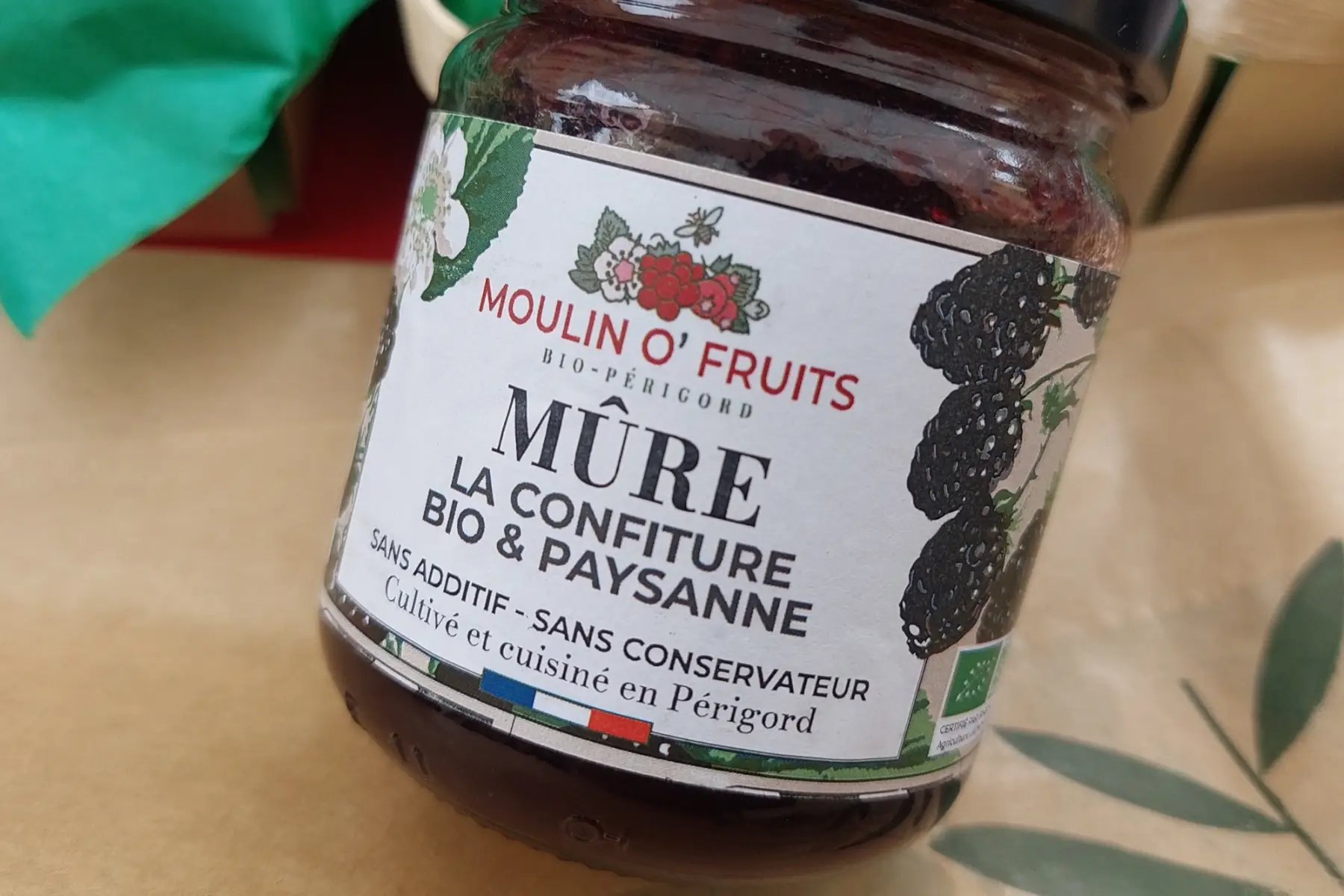 Confiture Mûre Bio - sans pépins