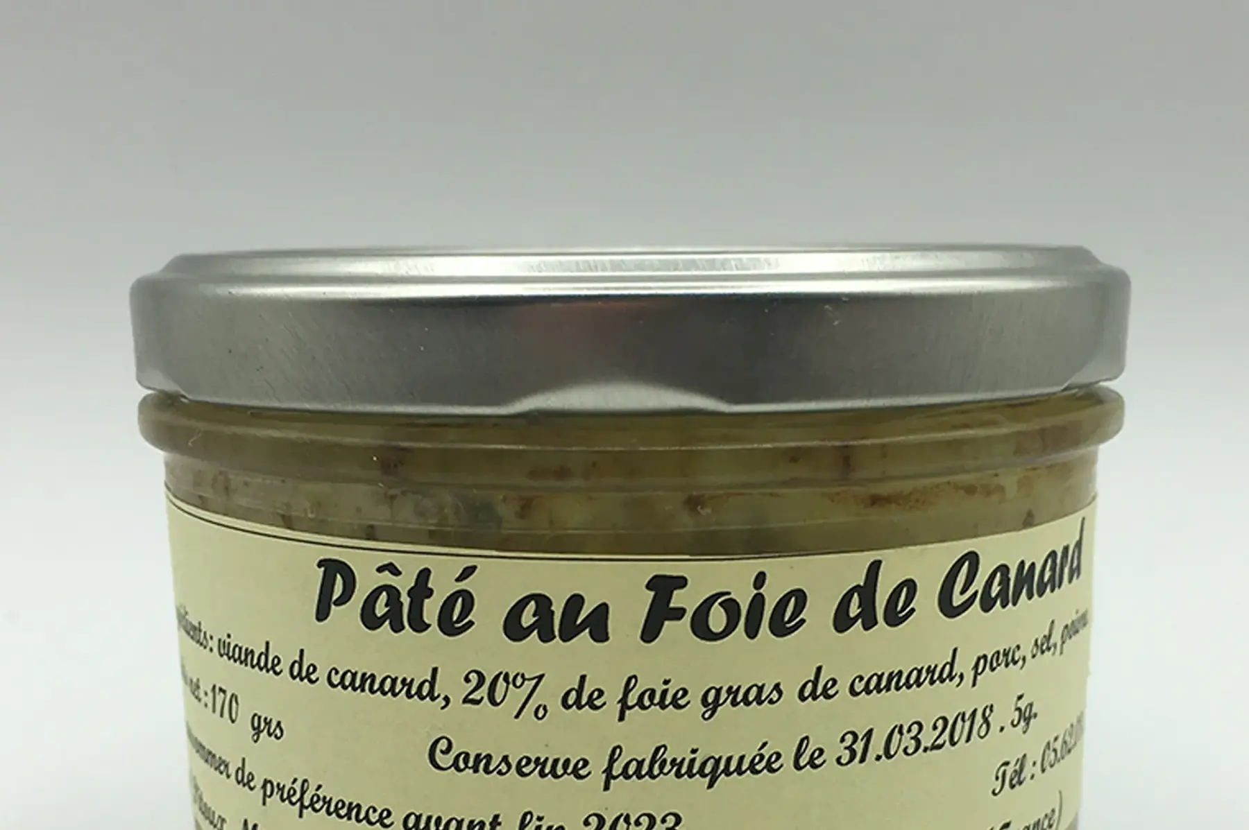 pâté au foie de canard 180 g