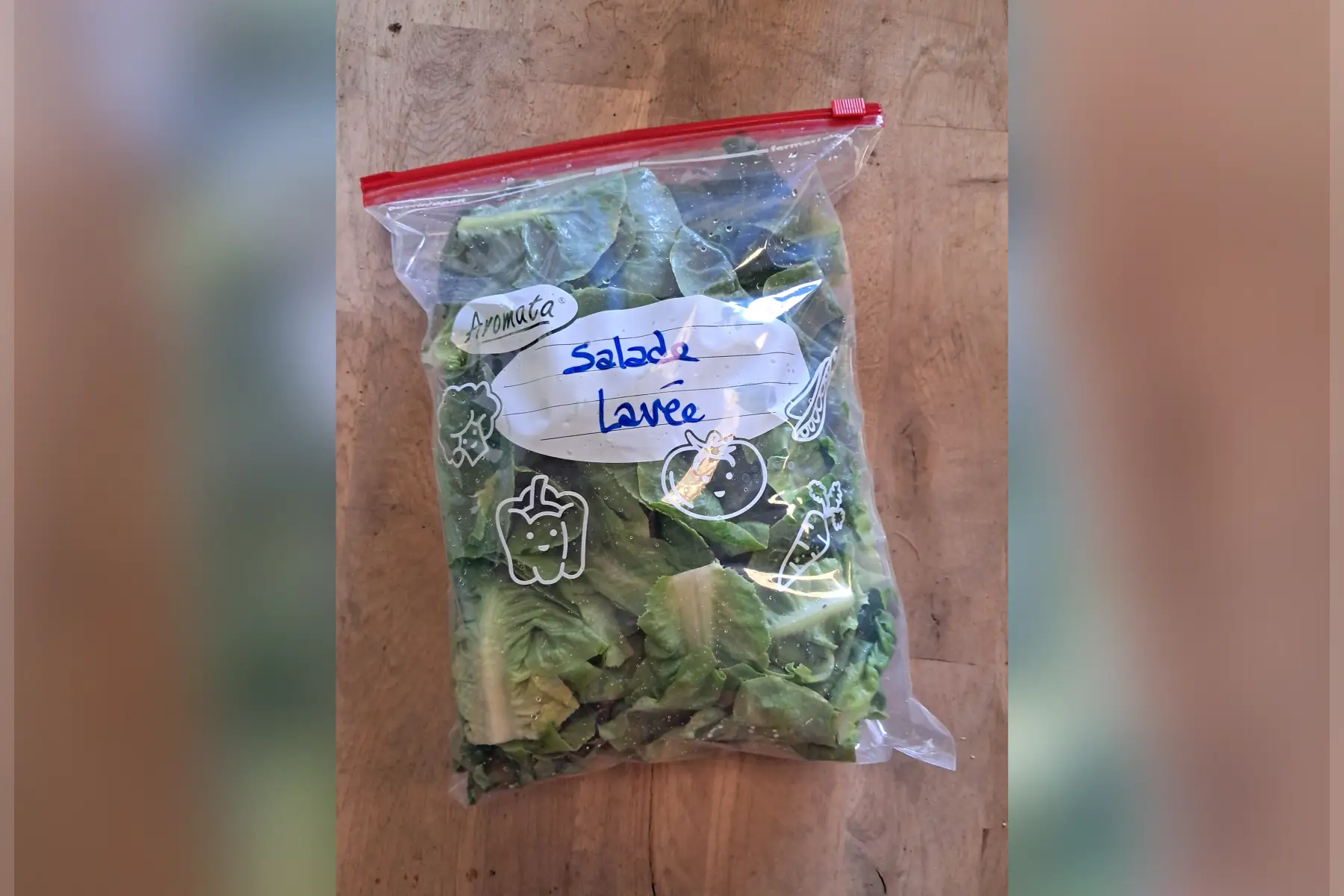 Salade ensachée