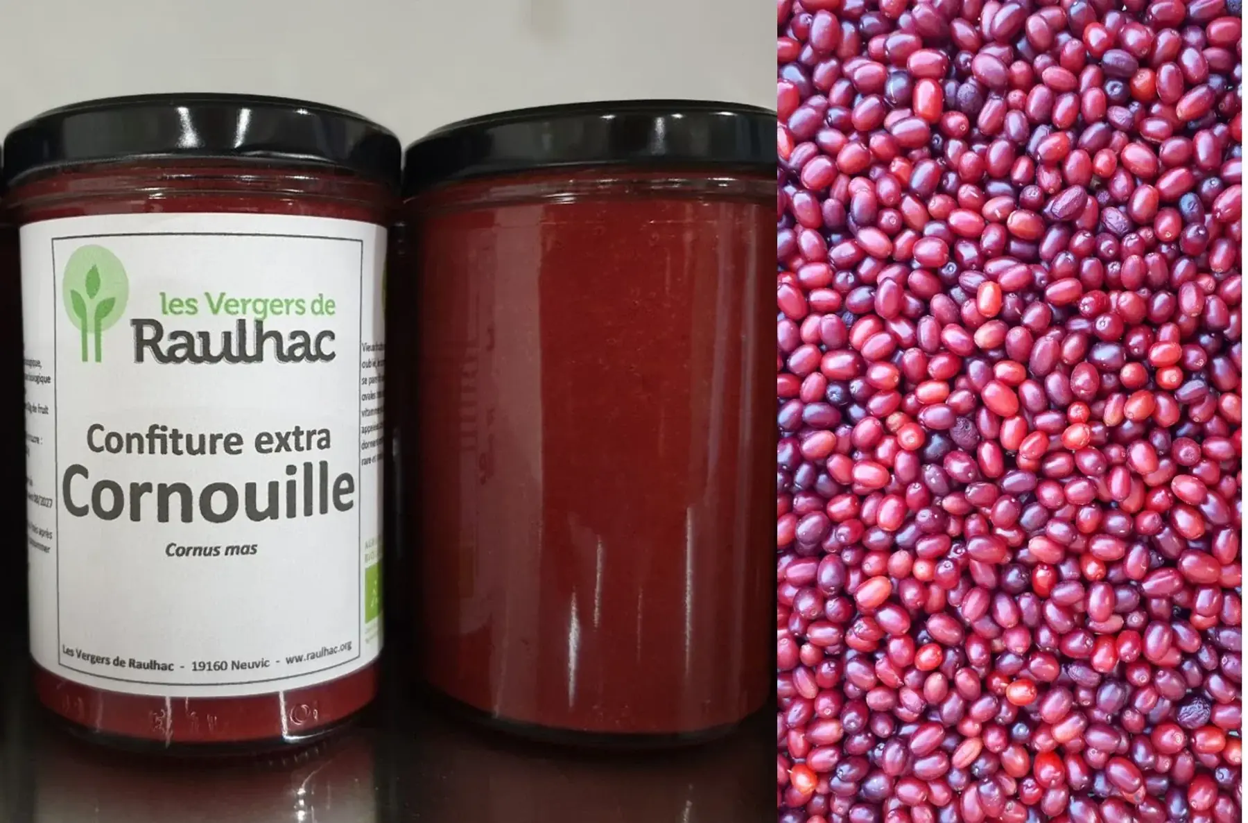 Confiture extra de Cornouilles BIO