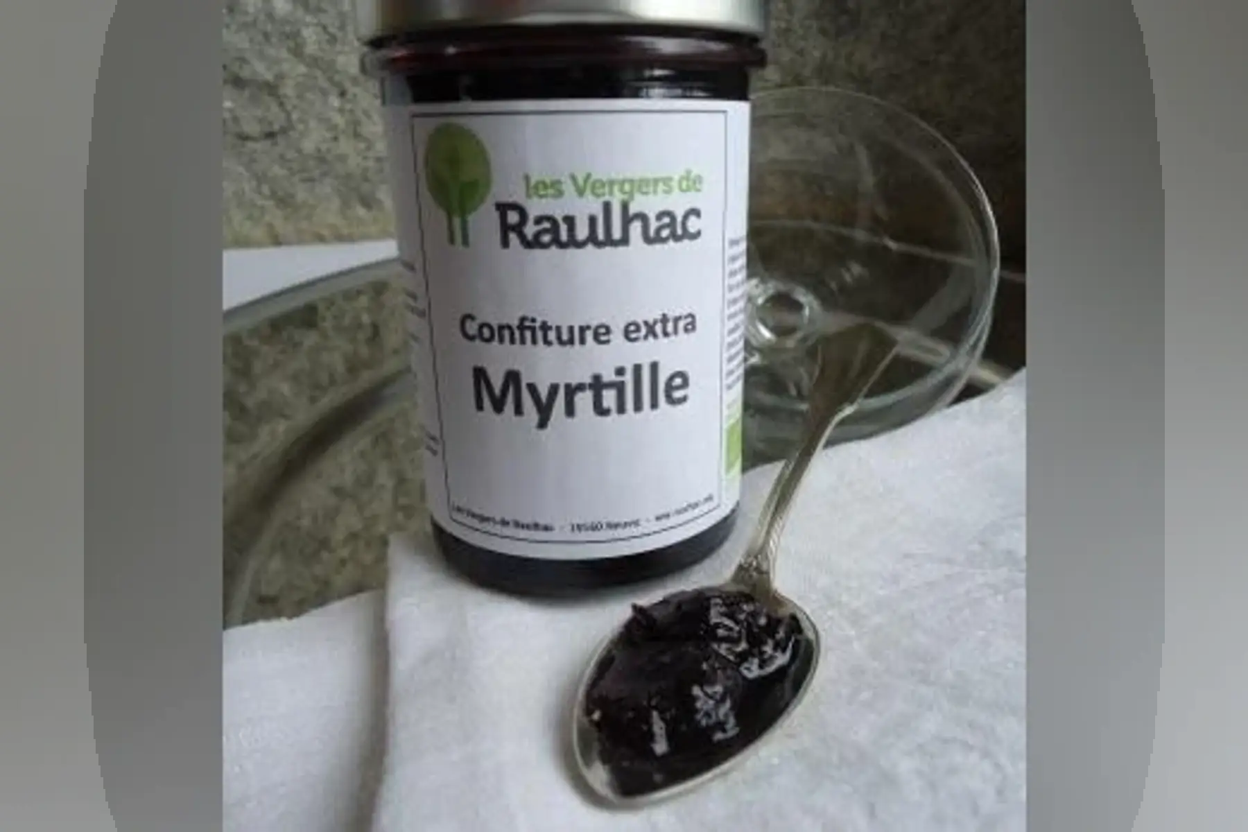 Confiture extra de Myrtilles BIO