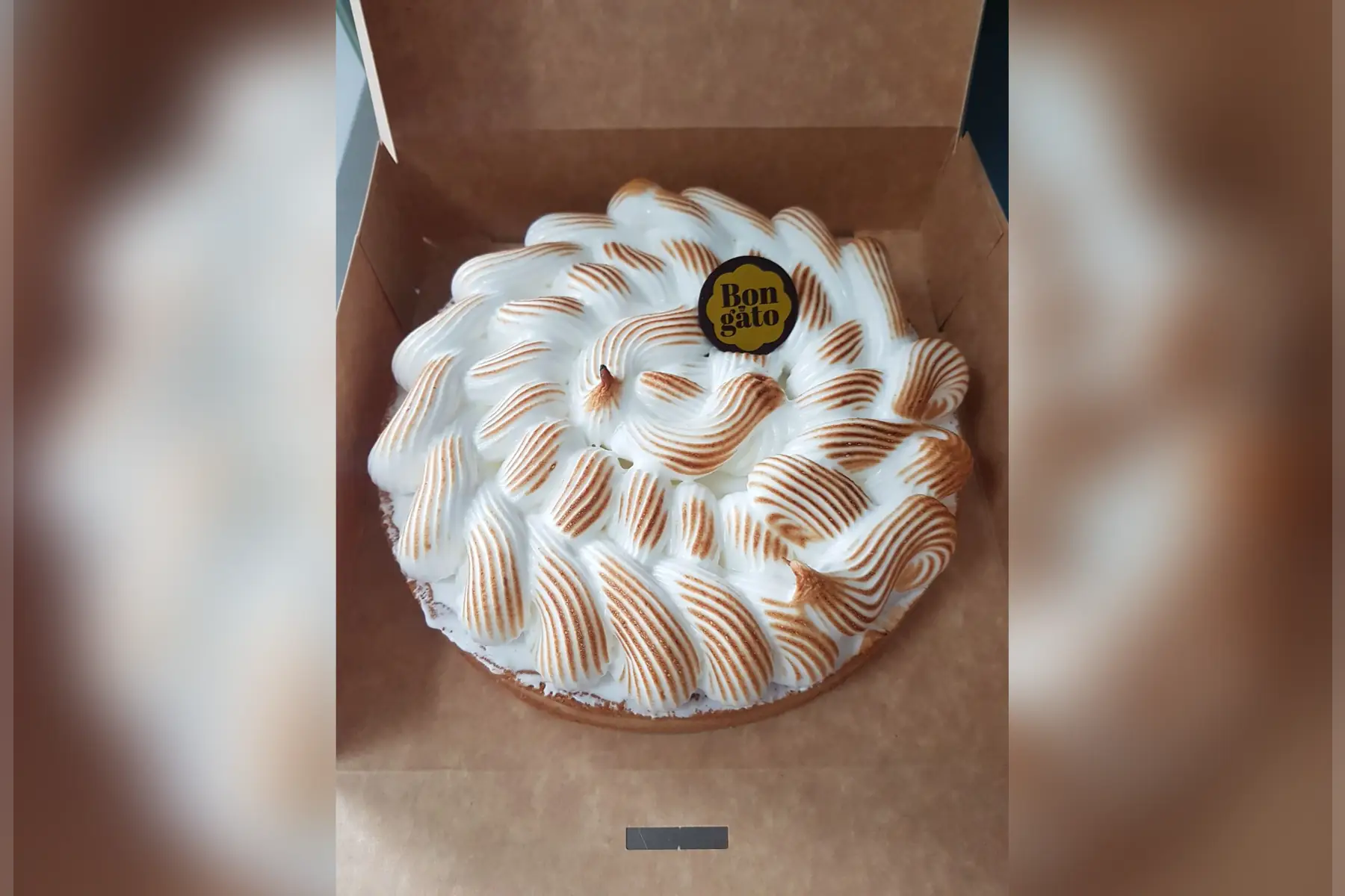 Tarte citron meringuée 4parts