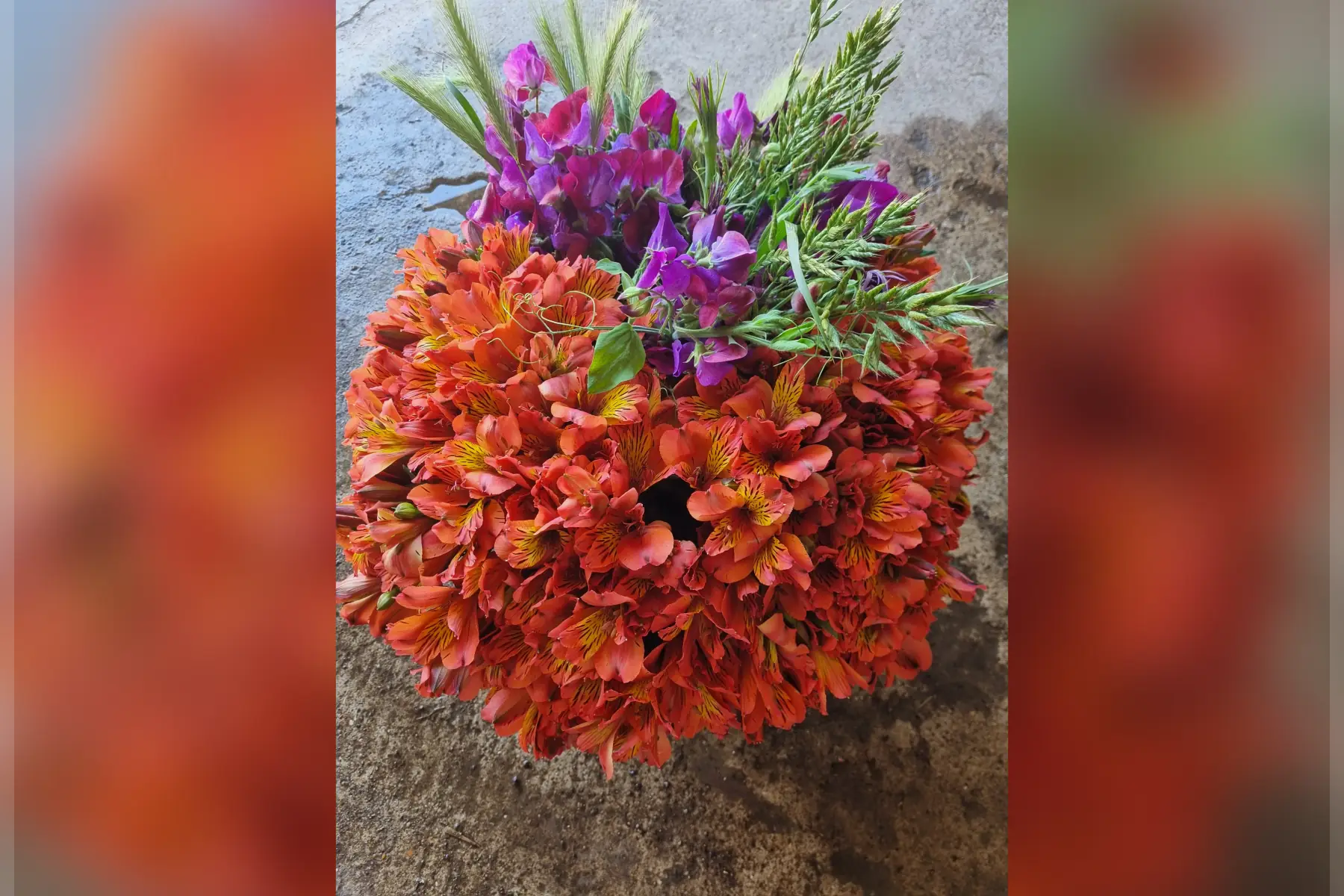Bouquet de fleurs du jardin (au choix)