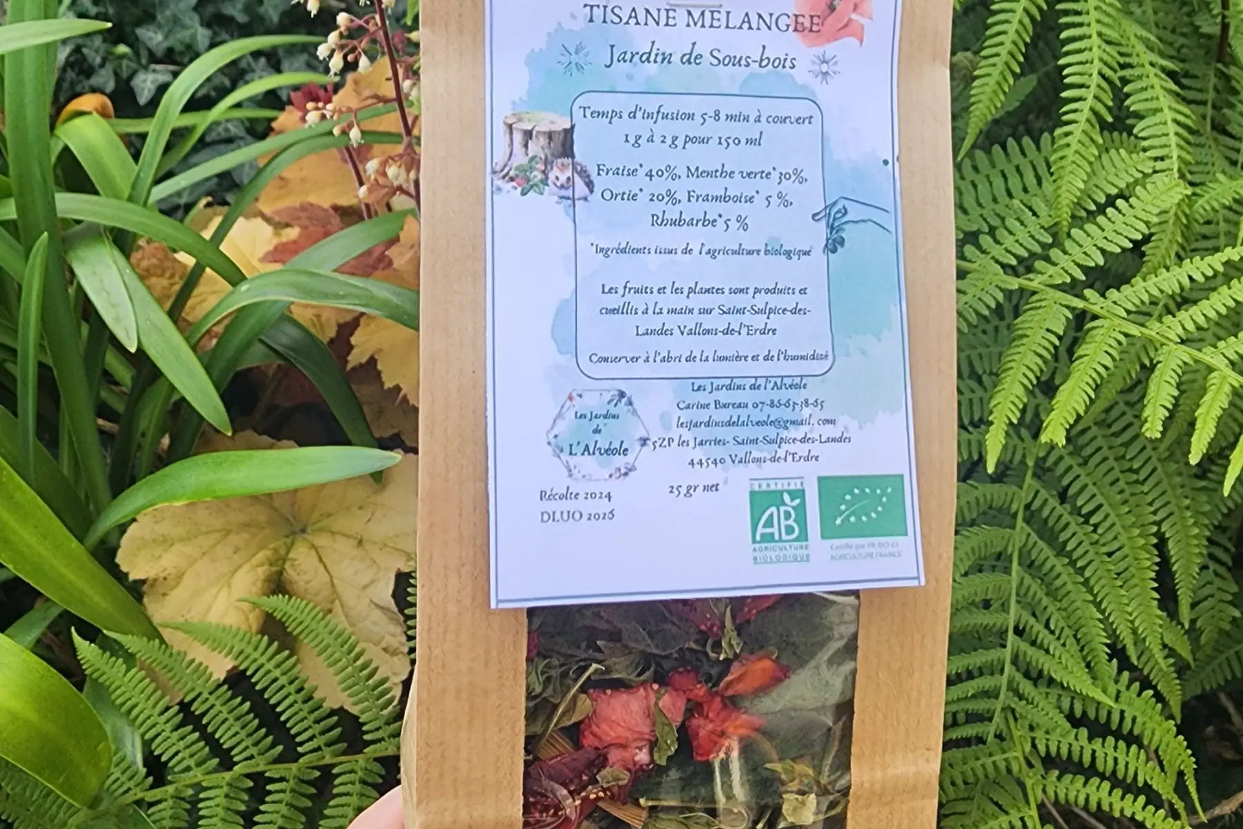 Tisane Jardin de Sous-Bois (fruits séchés) 25 gr