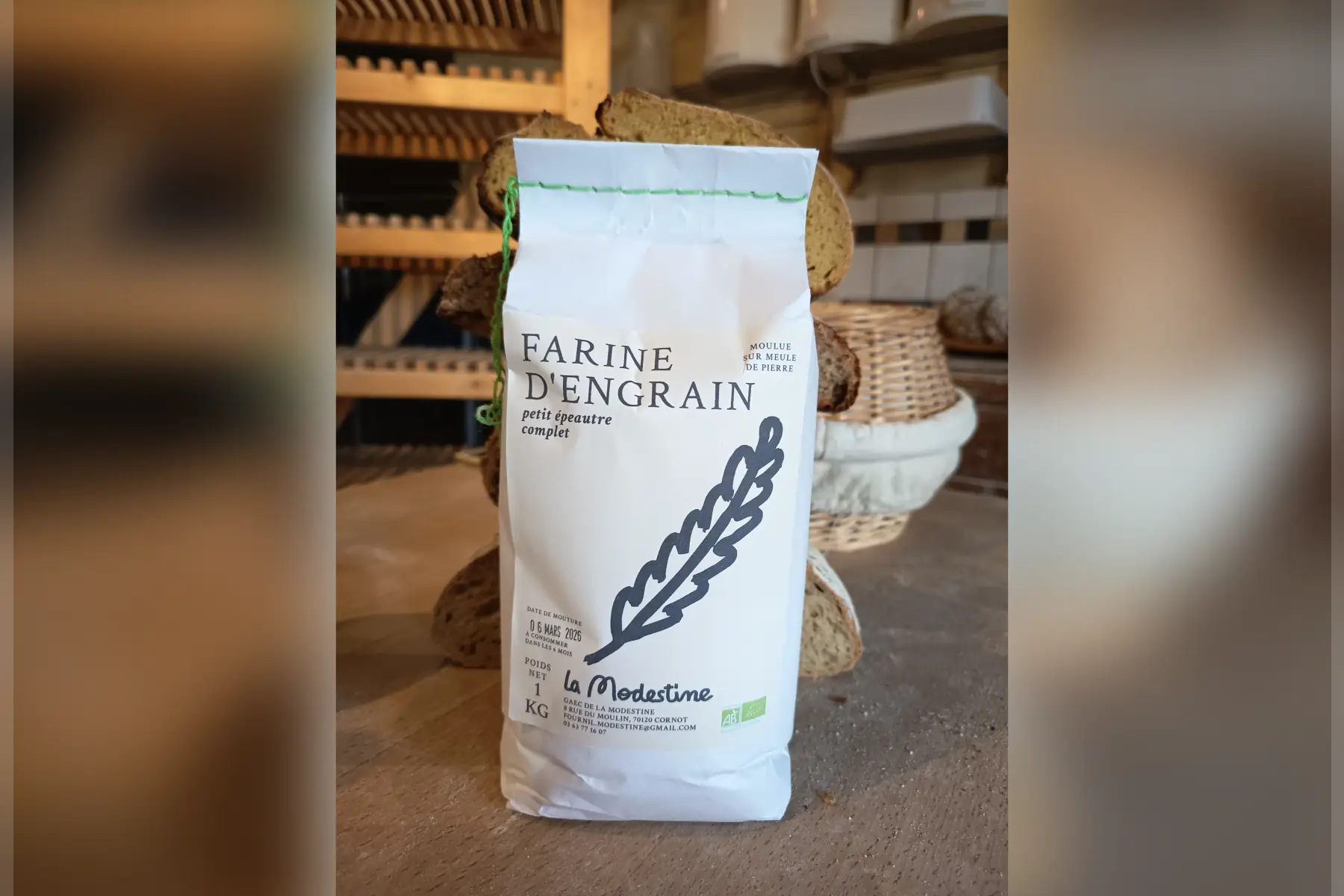 farine d'engrain semi complète