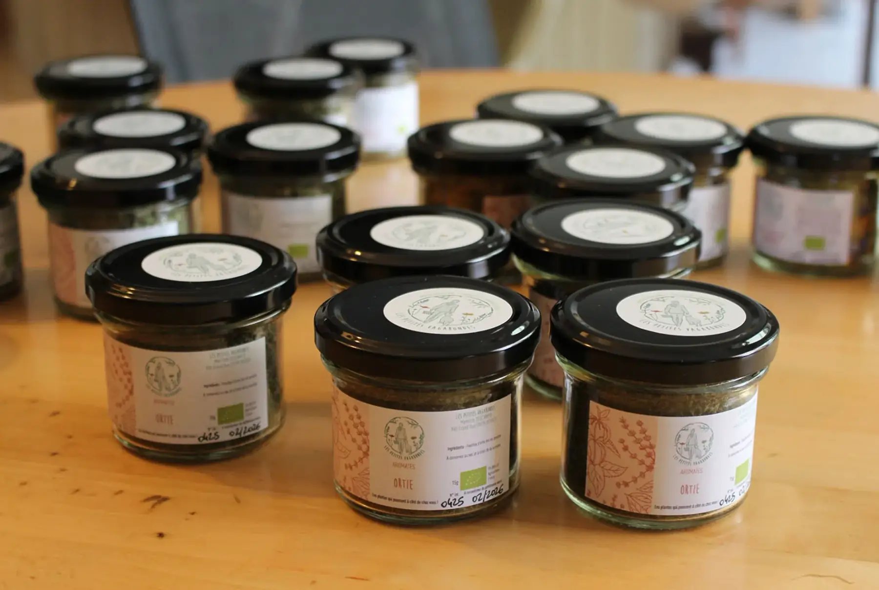 Feuilles d'ortie en poudre