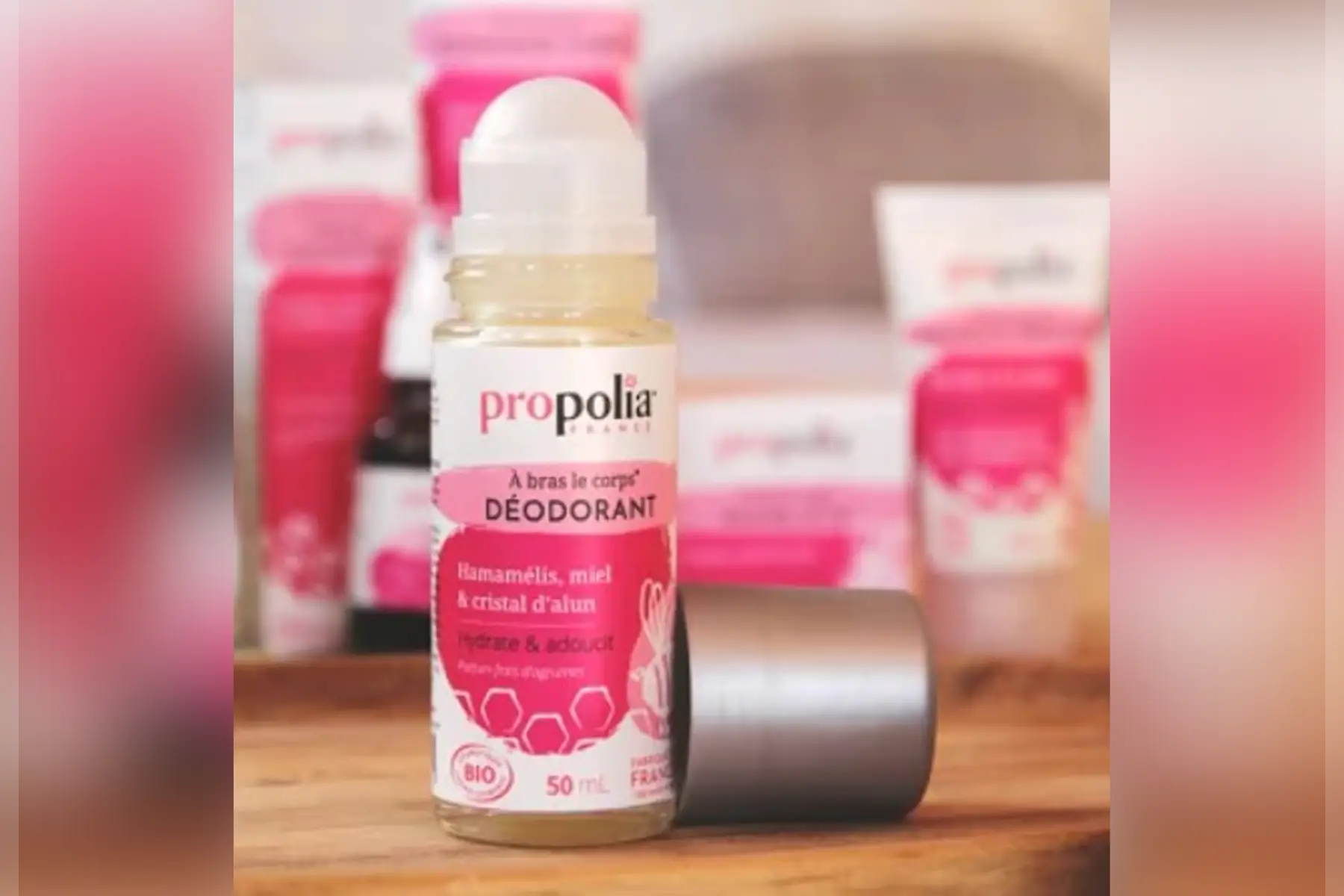 Déodorant certifié Bio Miel, Hamamélis & Cristal d'alun