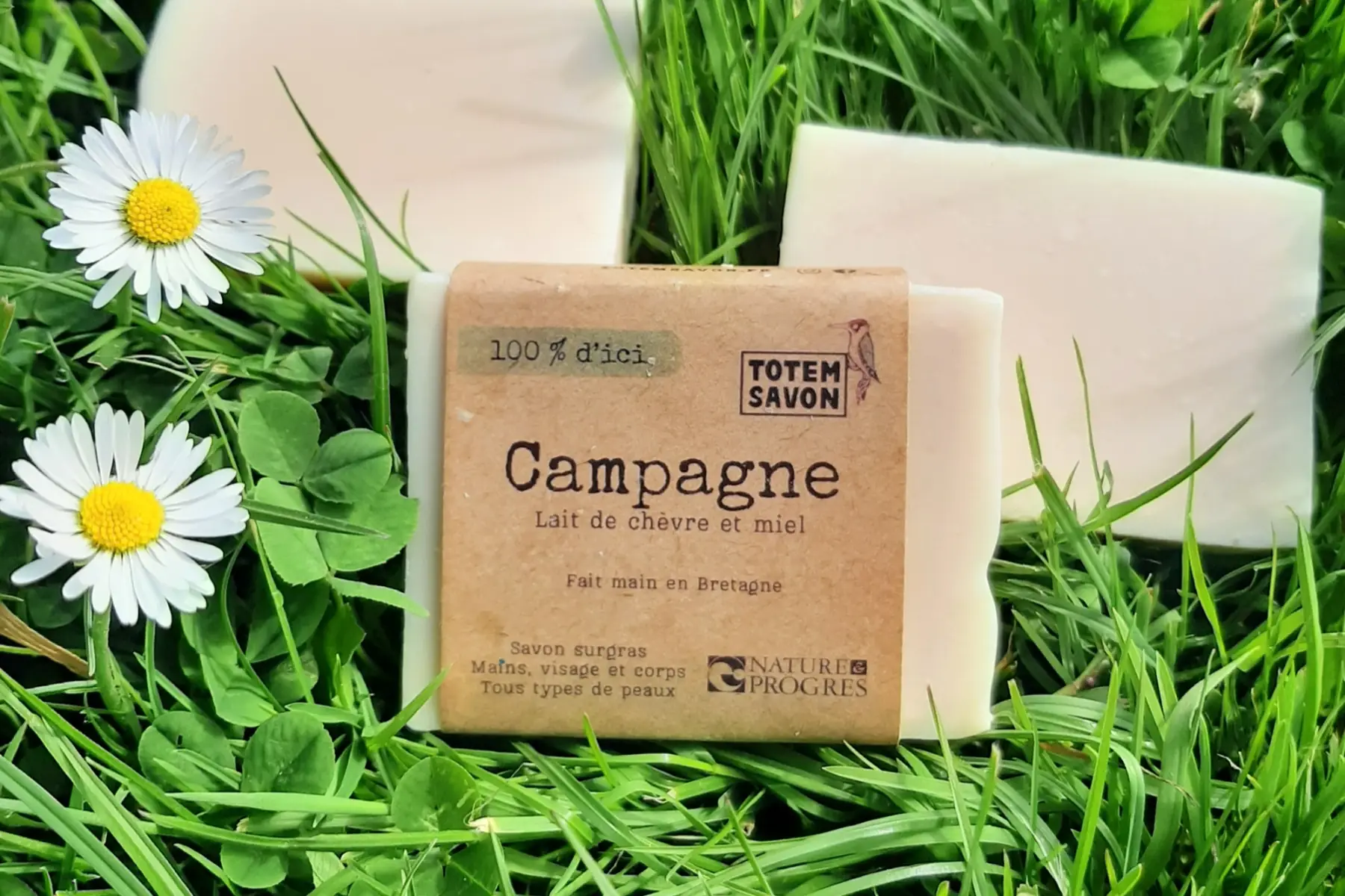 savon Campagne, 100g, Nature et Progrès