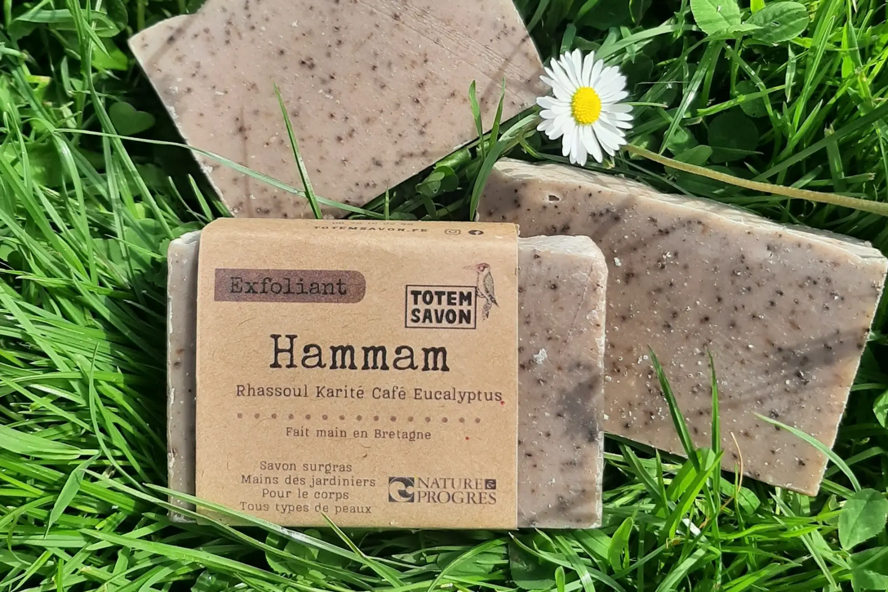 savon Hammam, 100g, Nature et Progrès