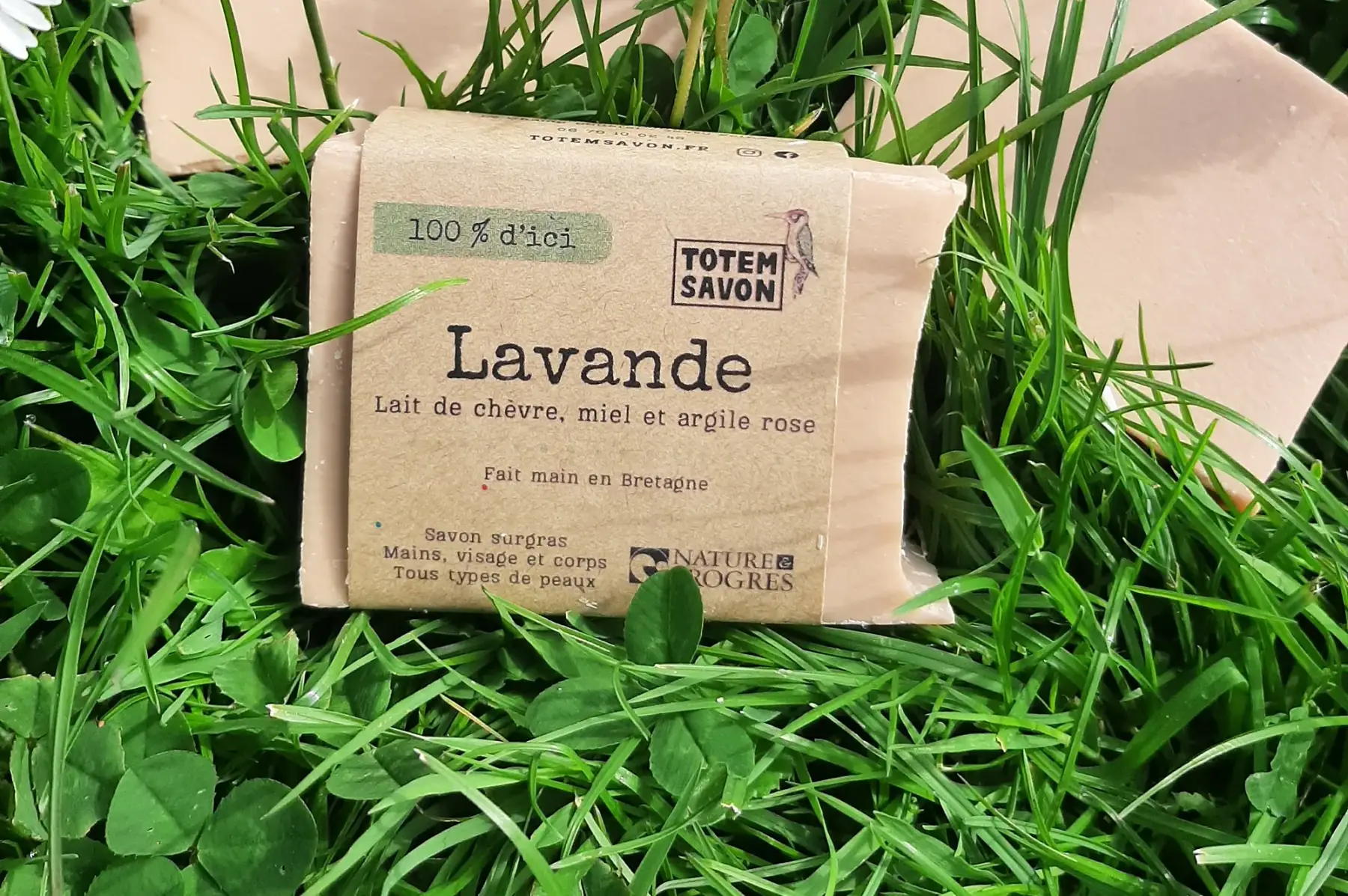 savon Lavande, 100g, Nature et Progrès