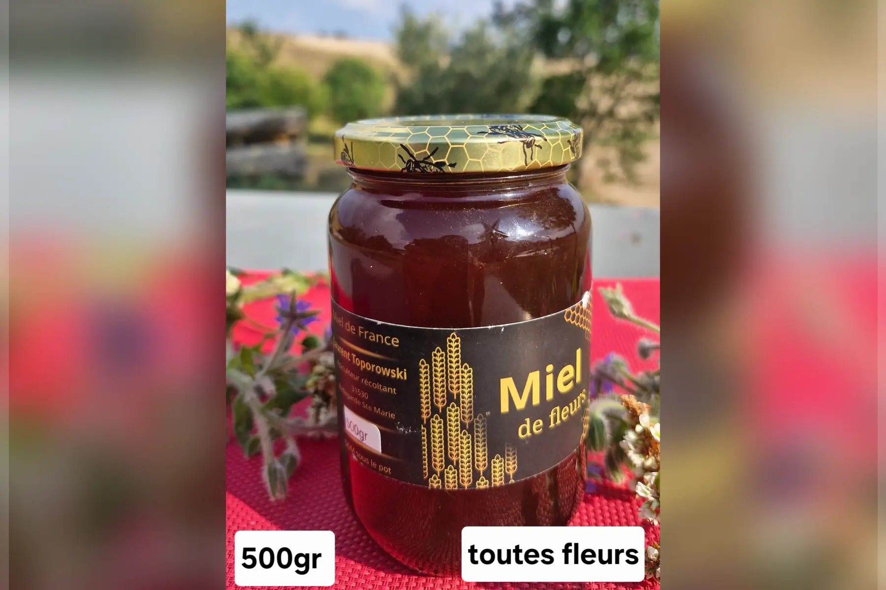 miel toutes fleurs 500gr