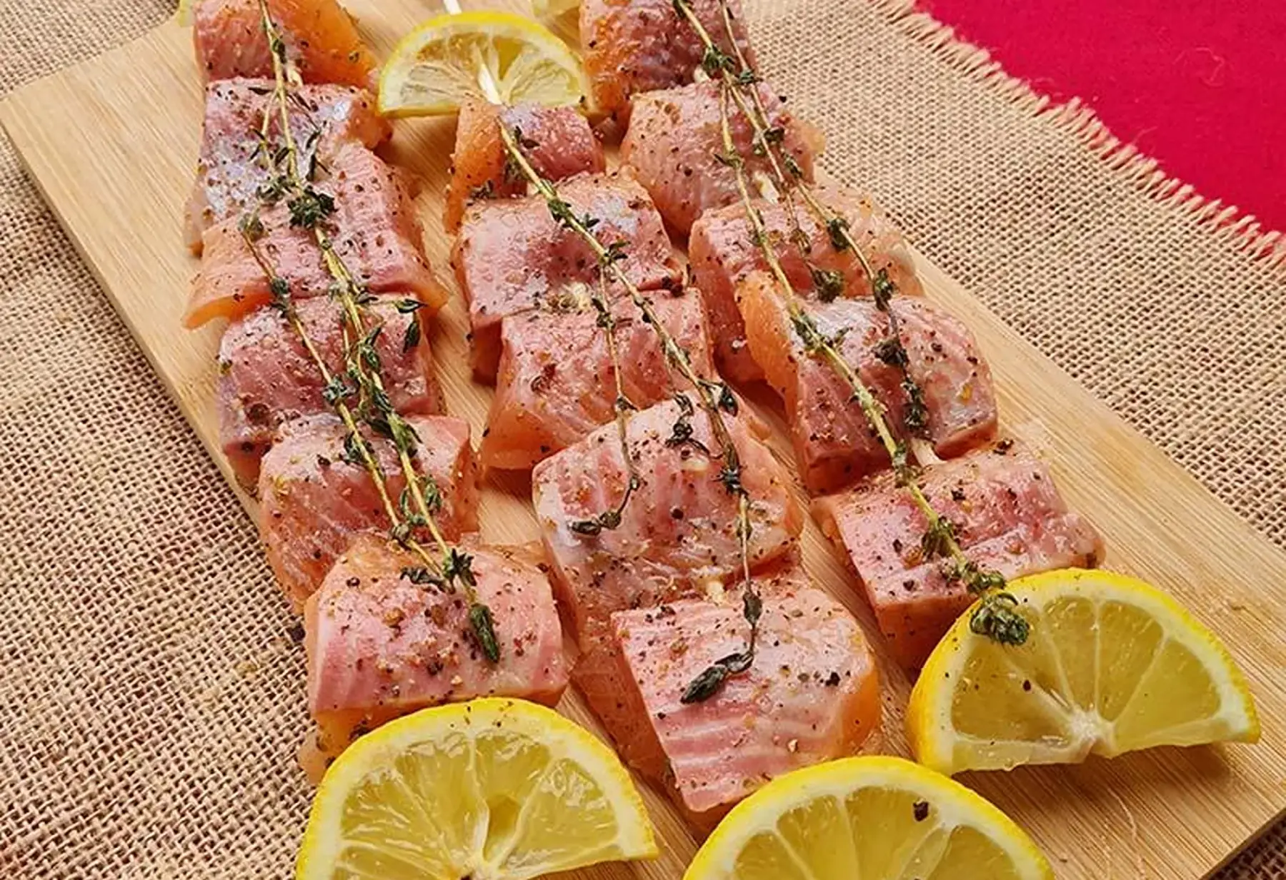 Brochette de truite vrac thym/citron - Bio X2