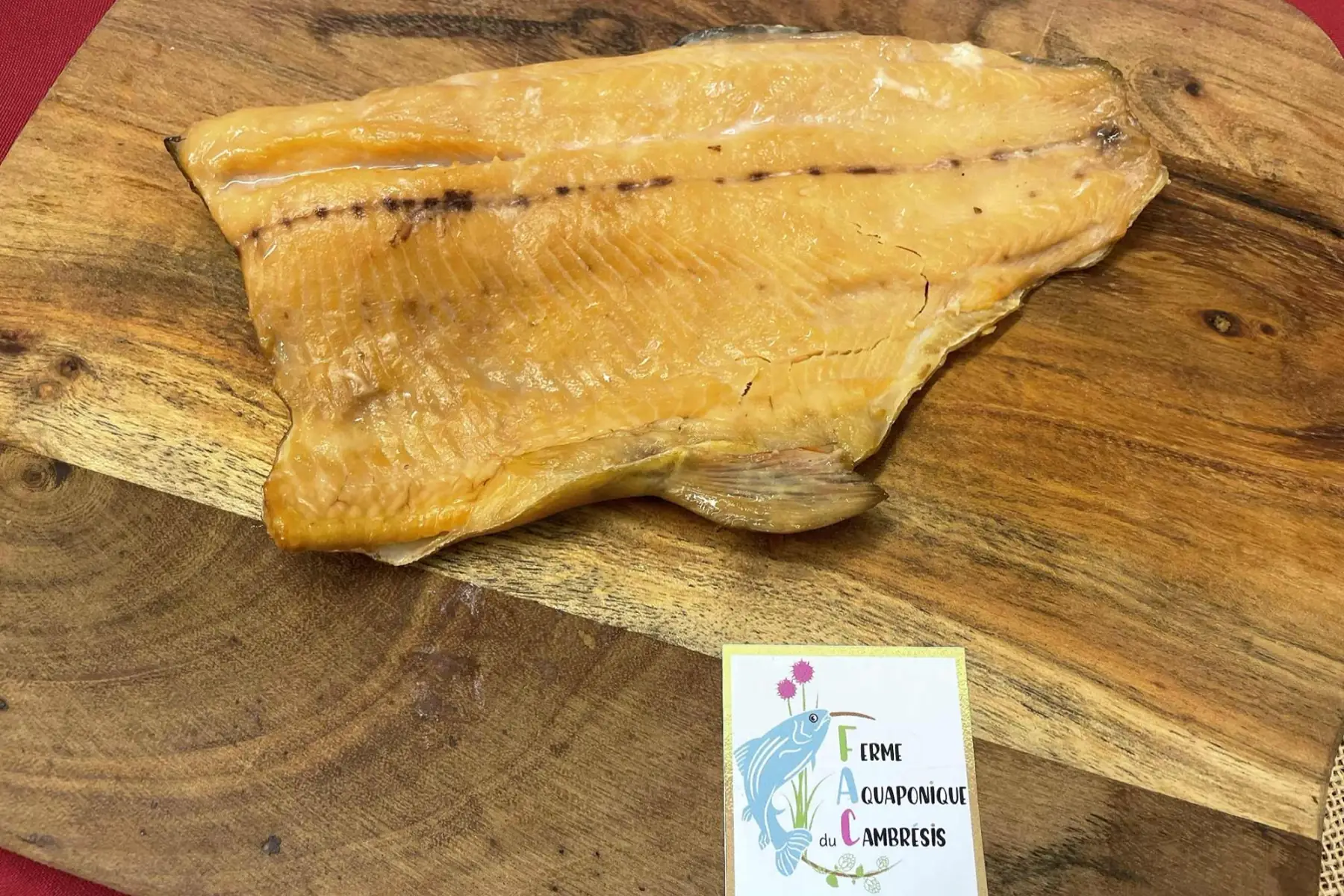Truite fumée à chaud Bio - En filet (à la pièce)