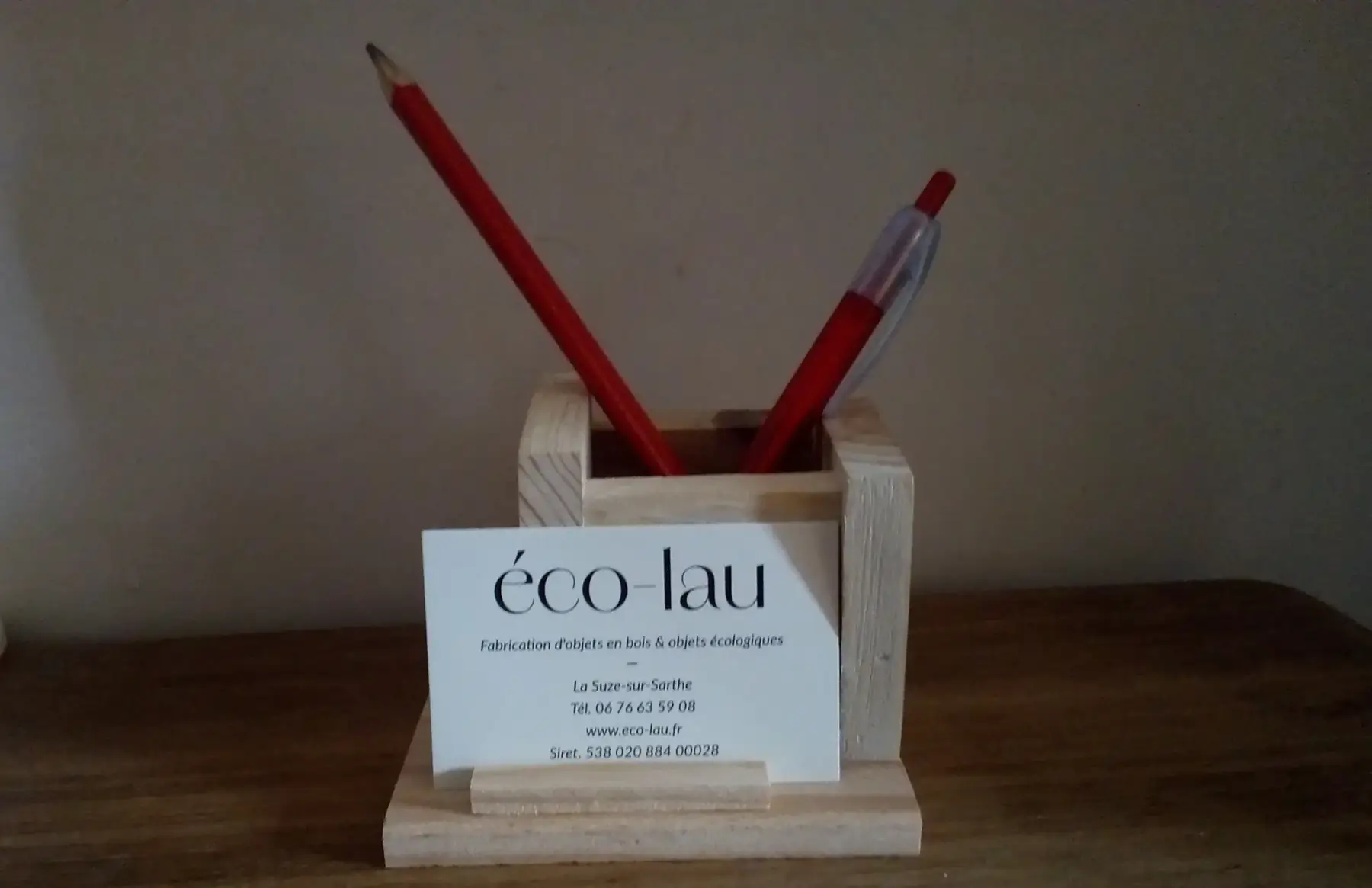 support carte de visite & Stylo