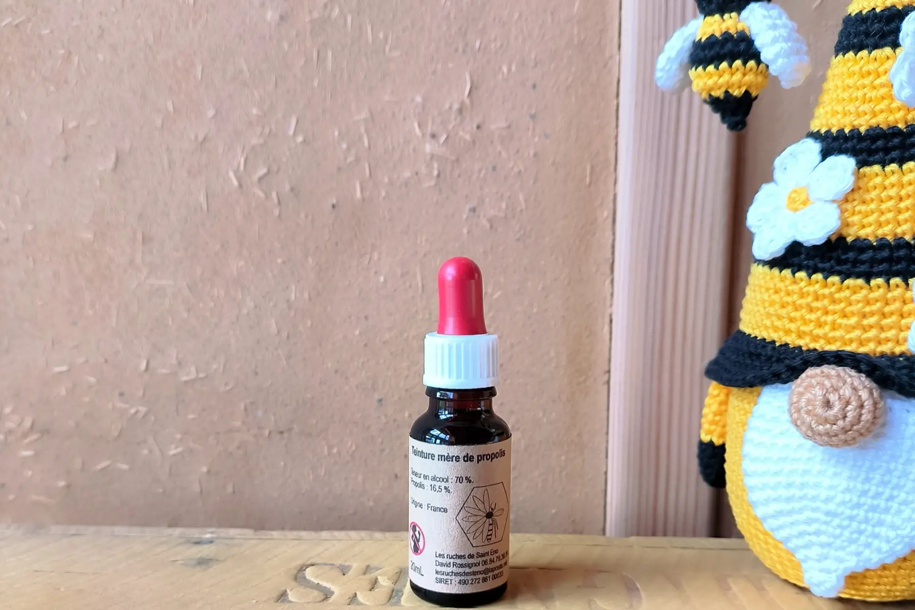 Macérât hydroalcoolique de propolis (Teinture mère)