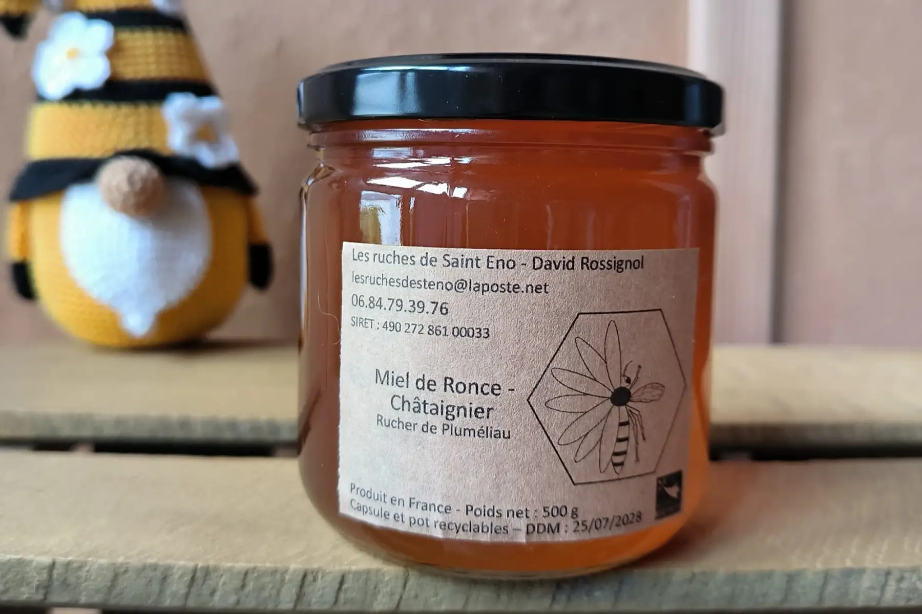 Miel du rucher du GFA de la Mie de deux mains
