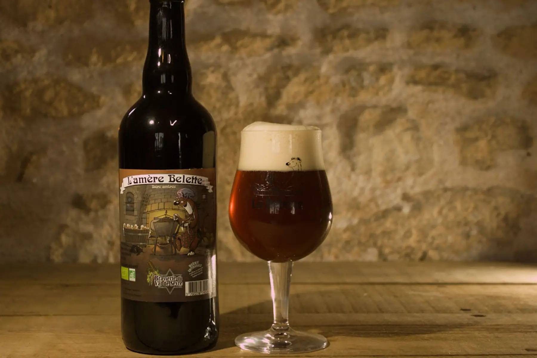 L'Amère Belette bio (ambrée) 6%