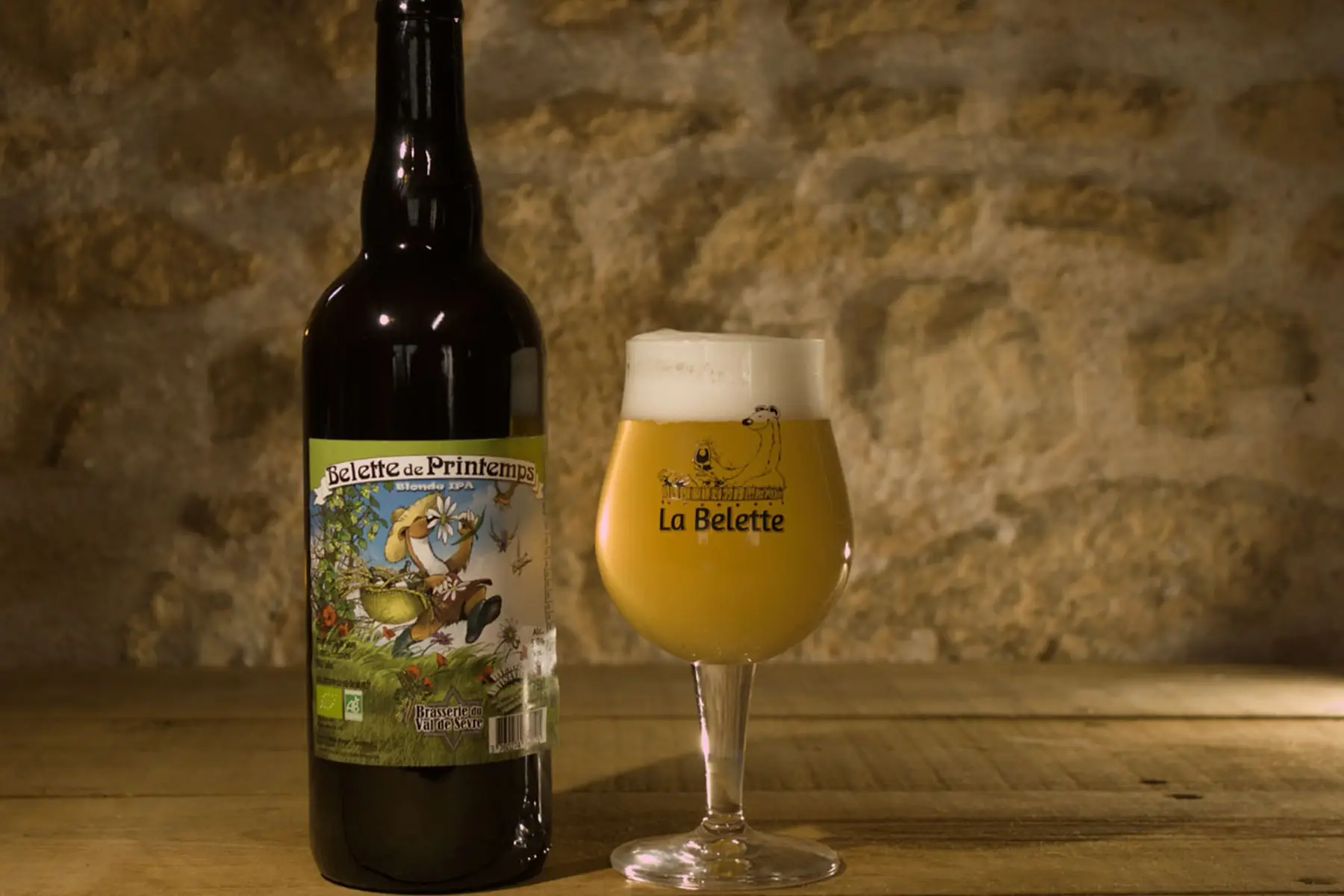 Belette de printemps (blonde IPA, houblonnée à cru) 5%