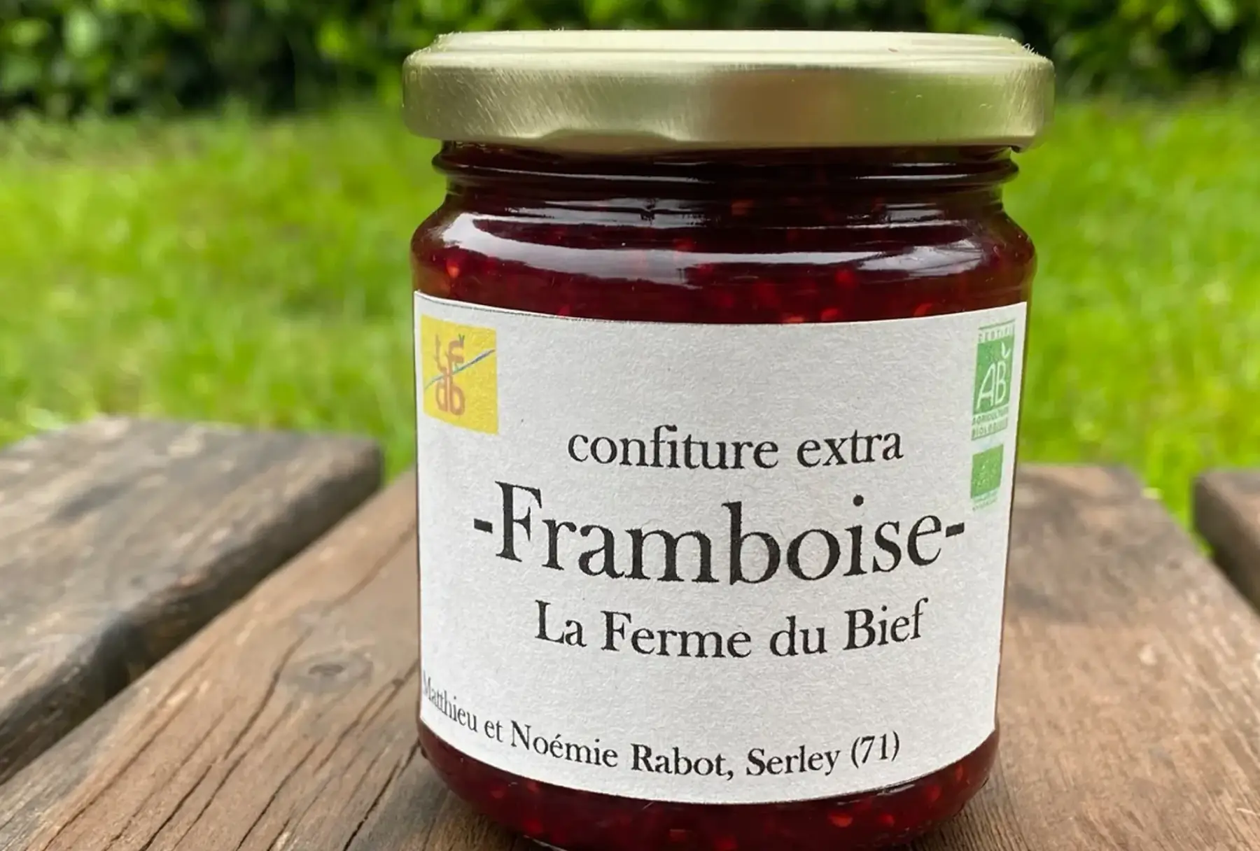 Confiture extra de framboises