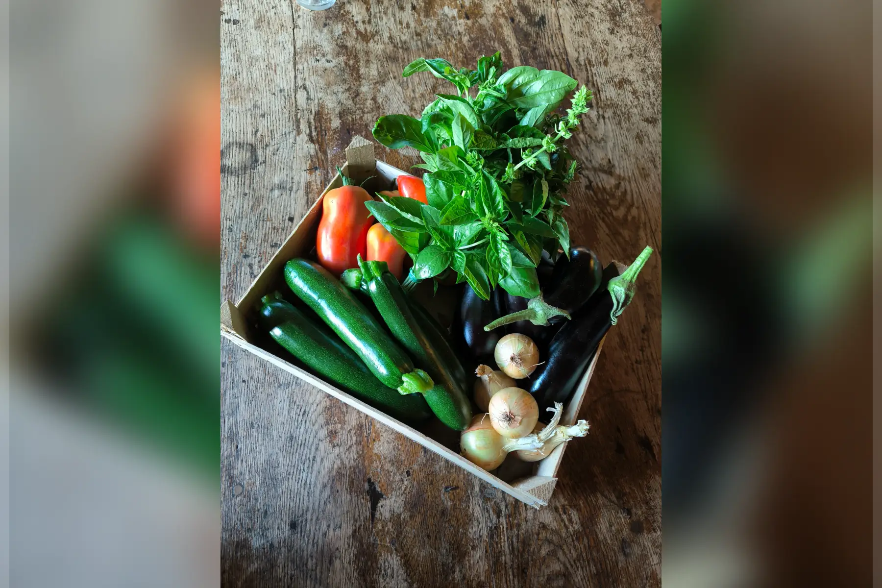 Panier ratatouille