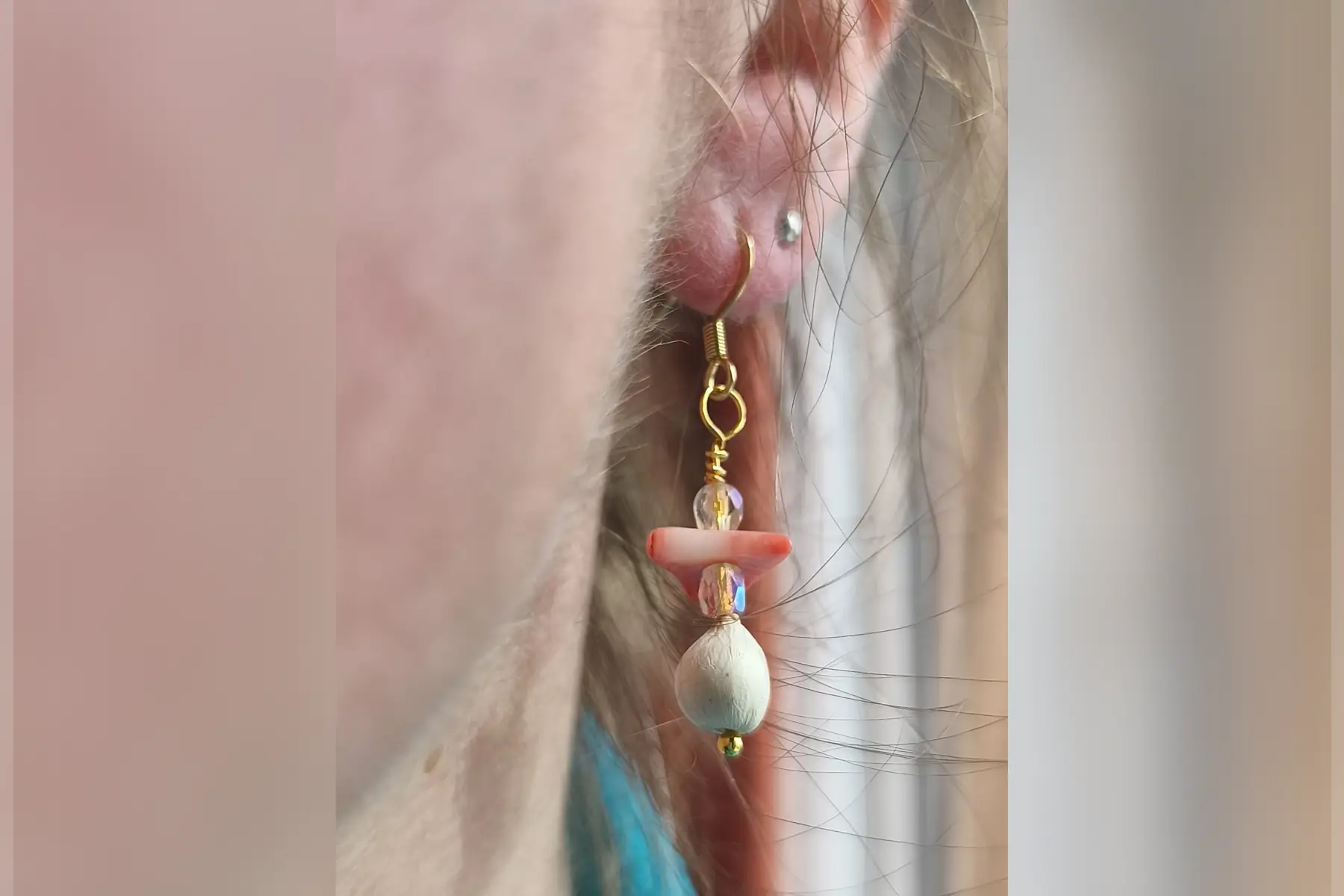 Boucles d’oreilles corail de Sardaigne saumon