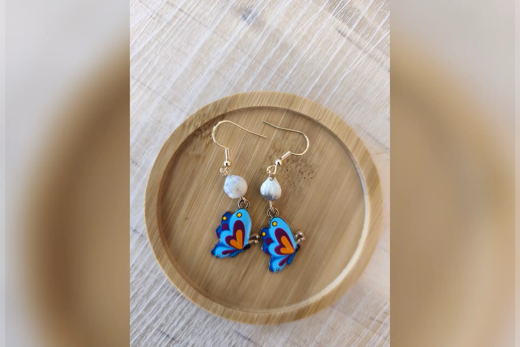 Boucles d’oreilles papillon
