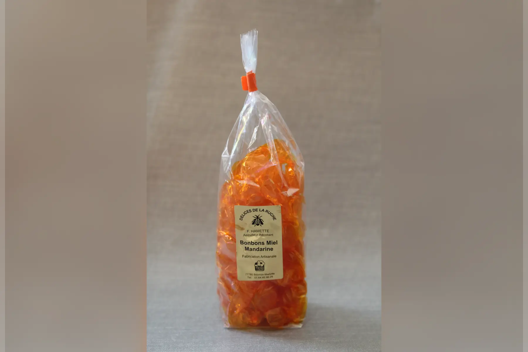 Bonbons enveloppés miel - mandarine