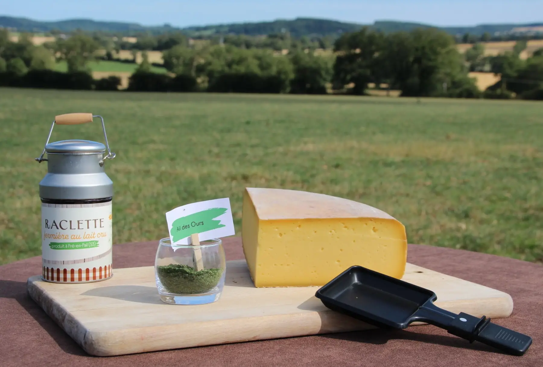 1/4 meule raclette Ail des ours