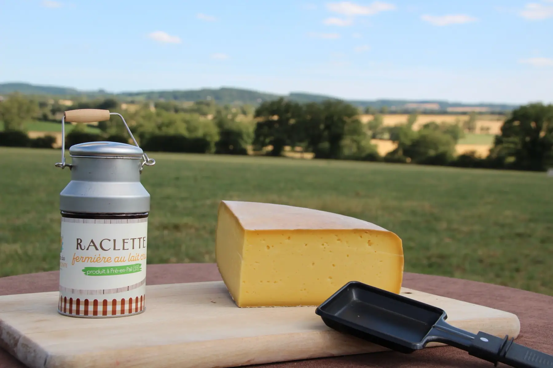 1/4 meule raclette Cèpes